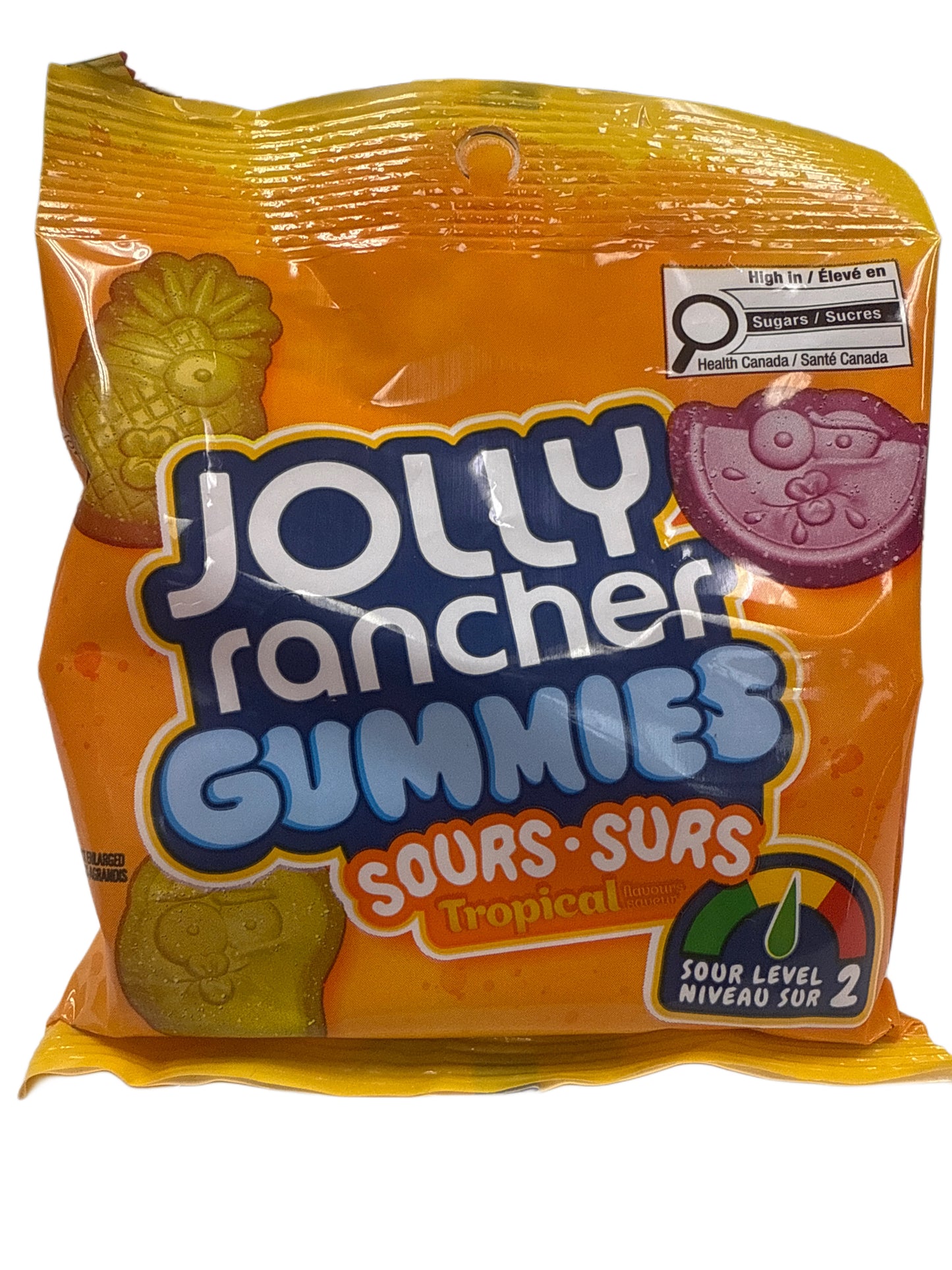 Jolly Rancher Bonbons Gélifiés Acides Saveur Tropicale 182G - Édition Canadienne