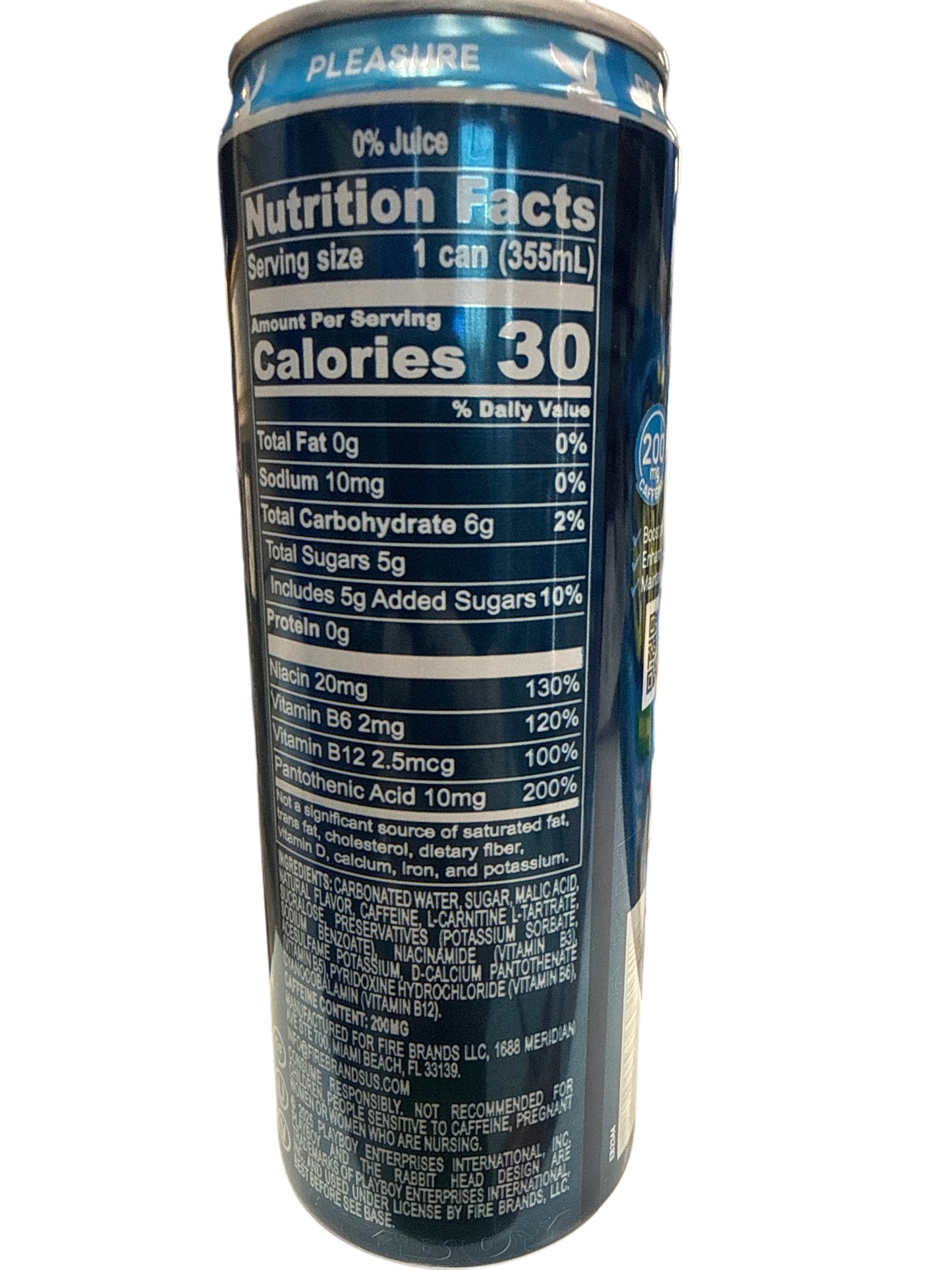 Playboy Razz Bunny Energy Drink 355ML - U.S Edition