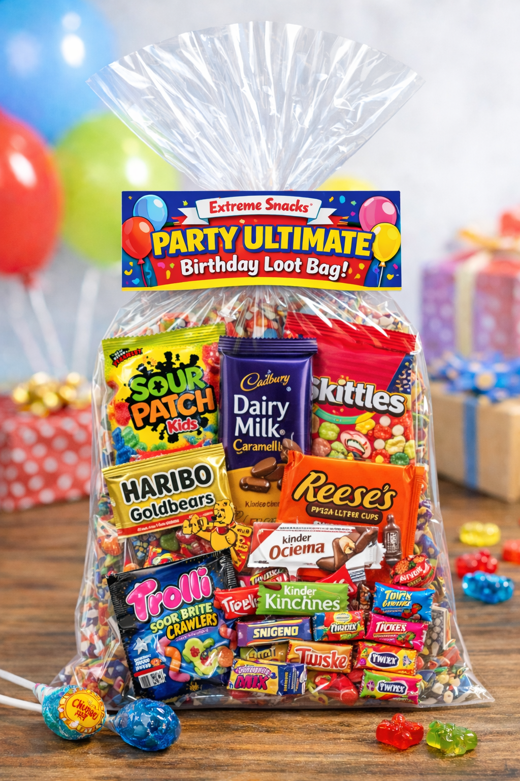 Sacos de Recompensas para Festa de Aniversário Ultimate Extreme Snacks