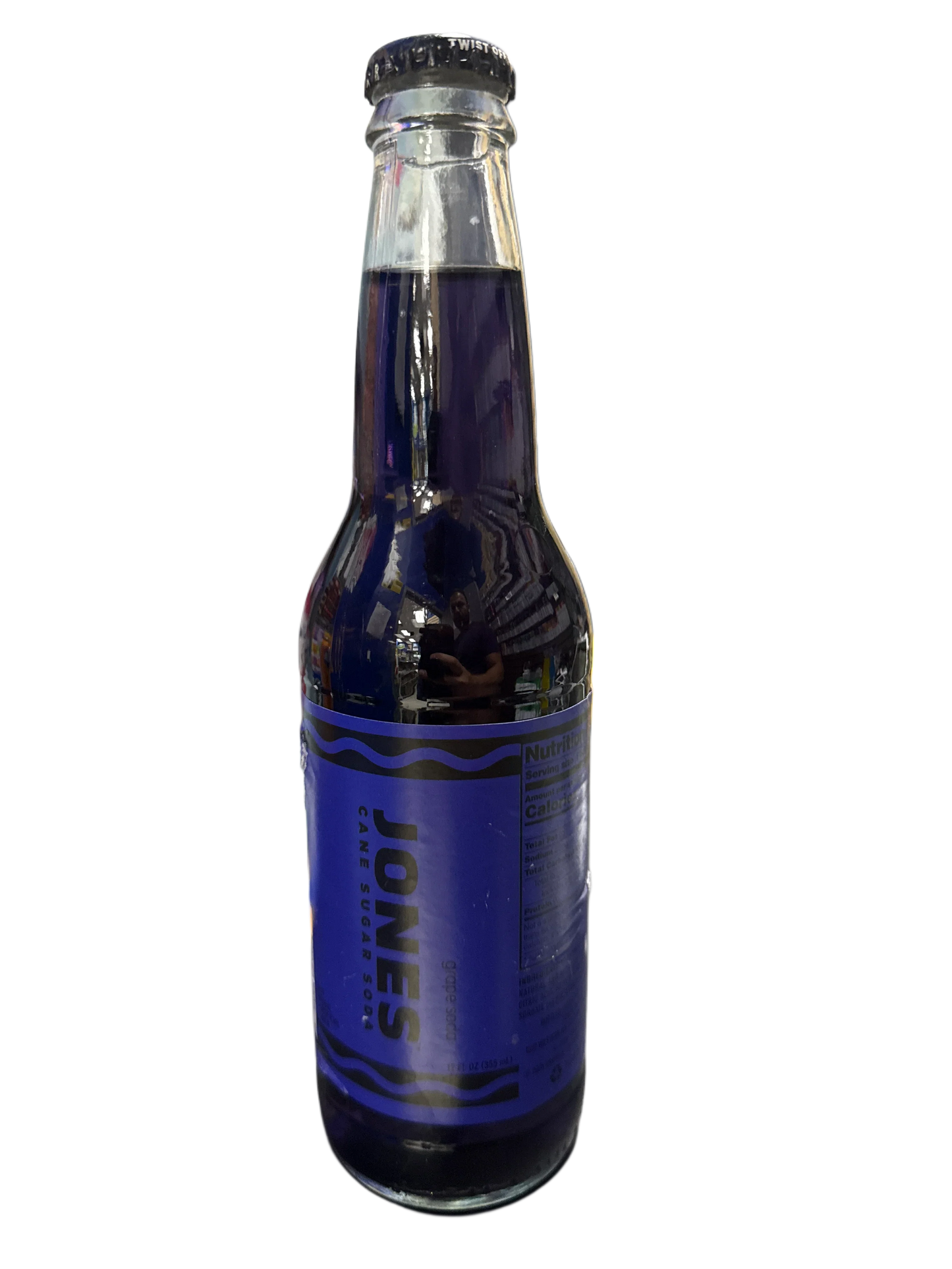 Jones Crayola Limited Edition Grape Soda Glass Bottle 355ML - U.S Edition