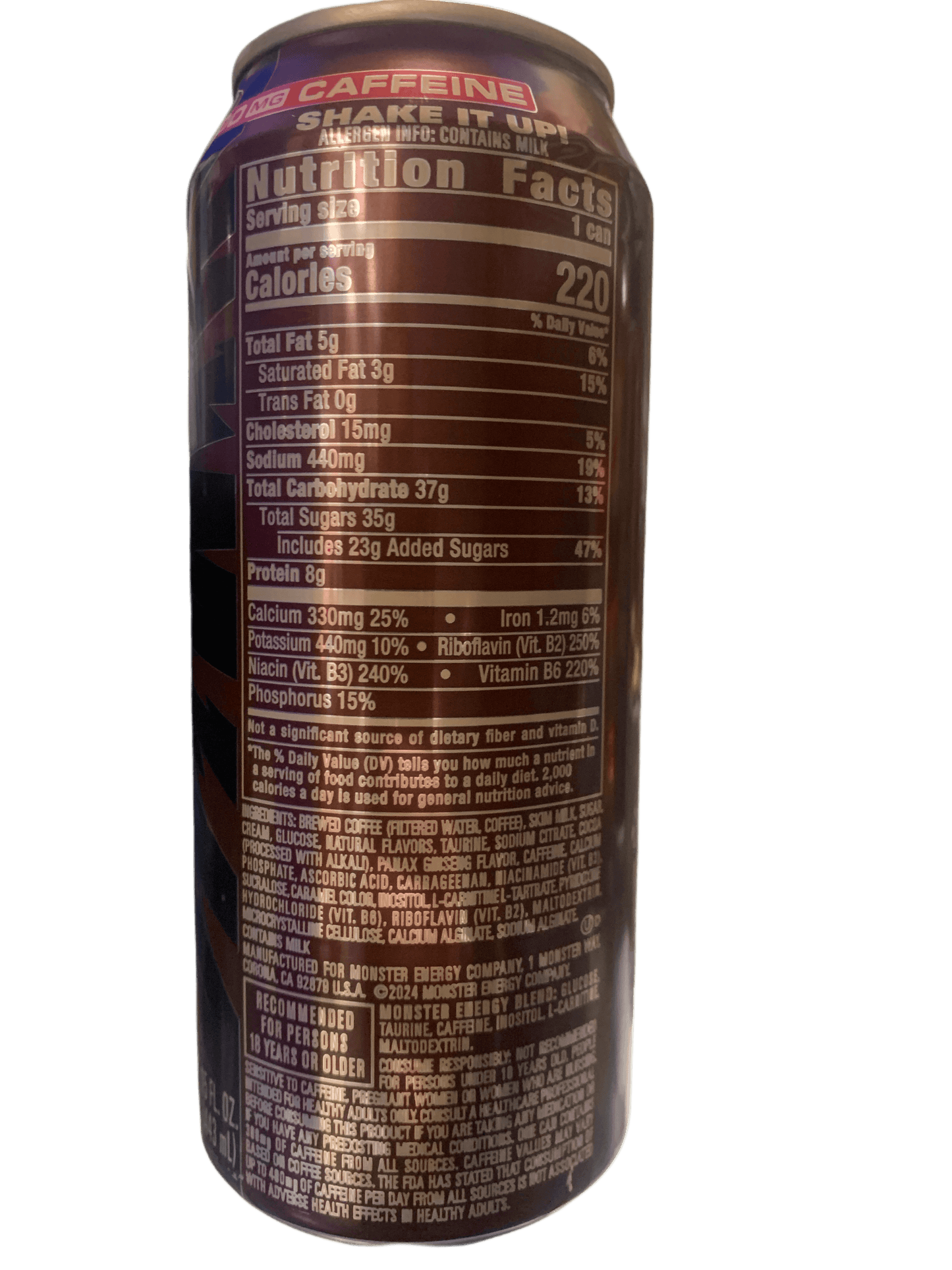 Monster Loca Moca Killer Brew Triple Shot 443ML - U.S Edition