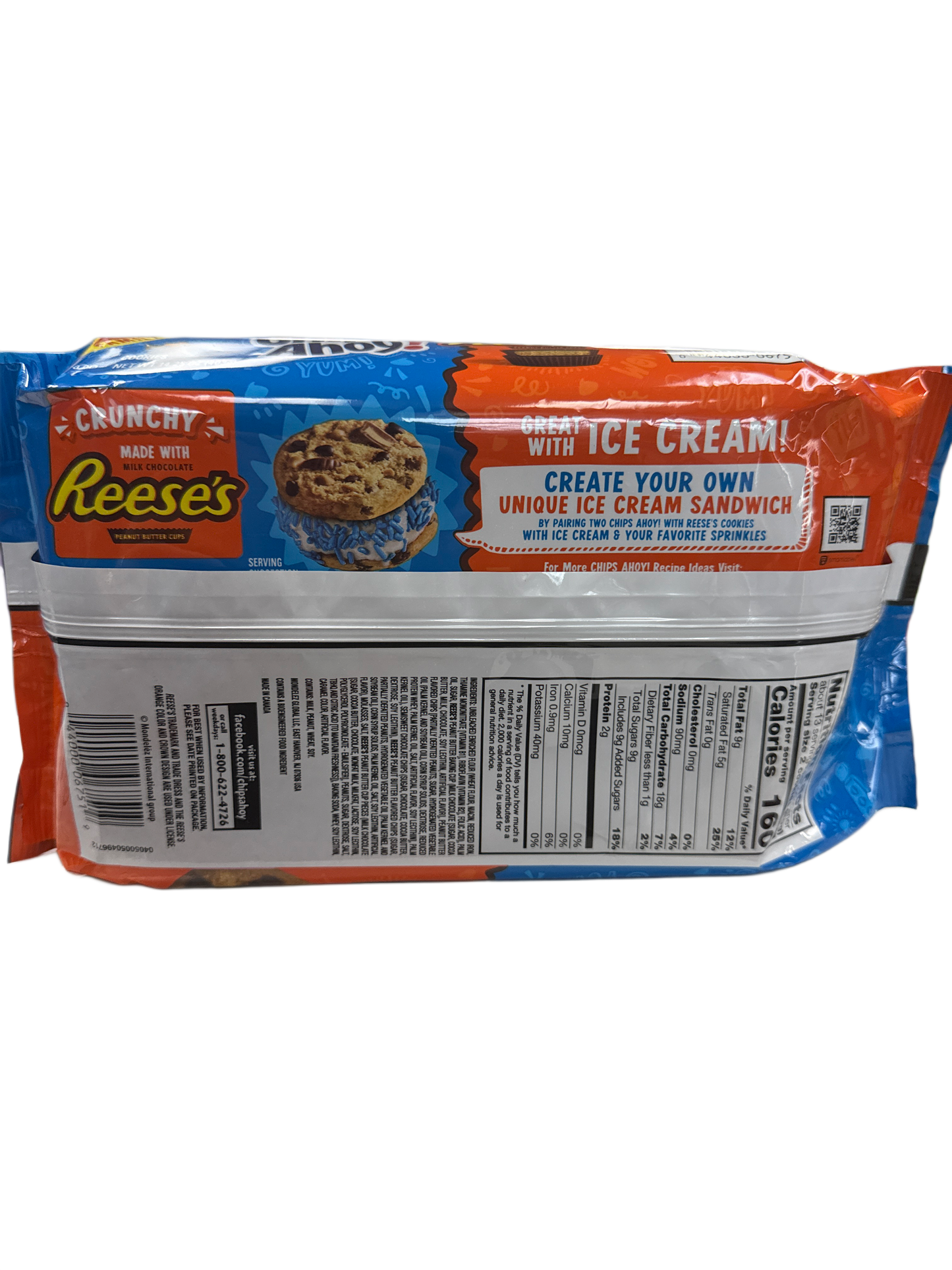 Chips Ahoy Crunchy Reeses Cookies 403G - U.S Edition