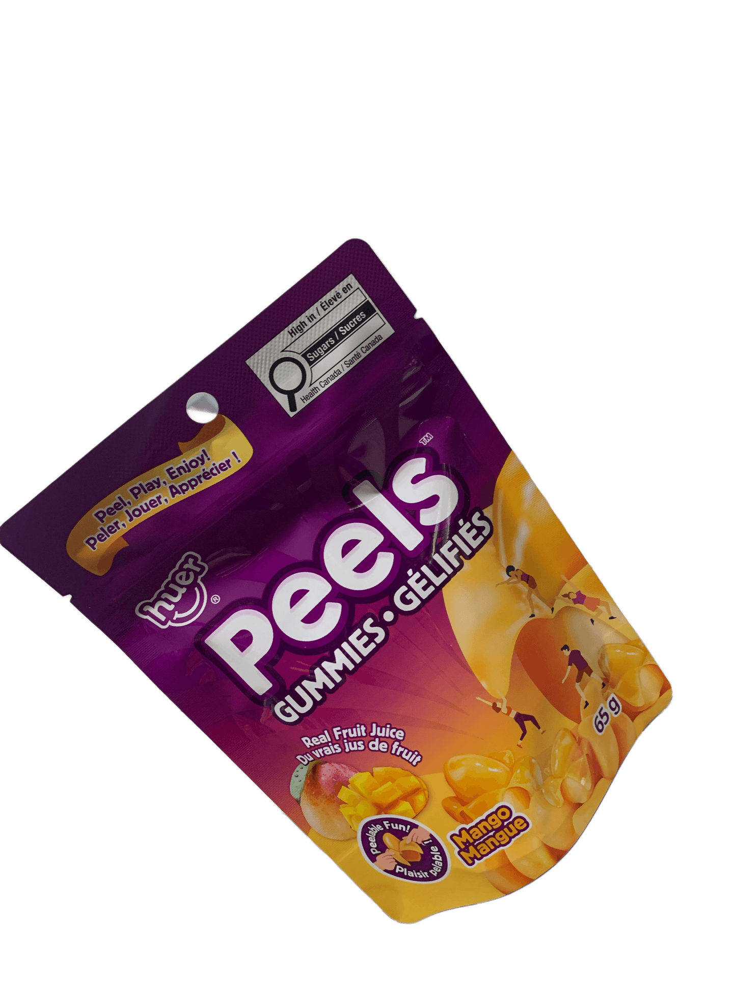 Huer Peel Gummies Mango 65G - Canada Edition