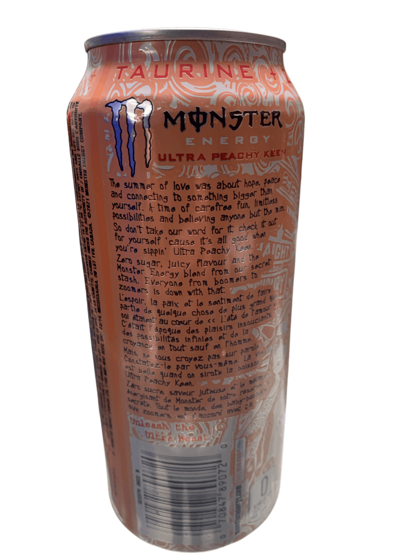 Monster Energy Drink Ultra Peachy Keen 473ML