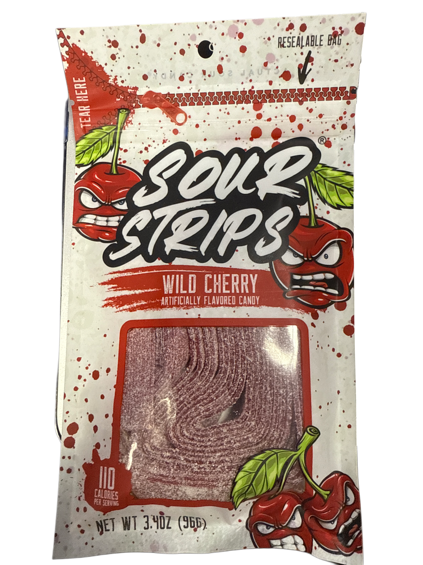 Sour Strips Wild Cherry 96G U.S Edition