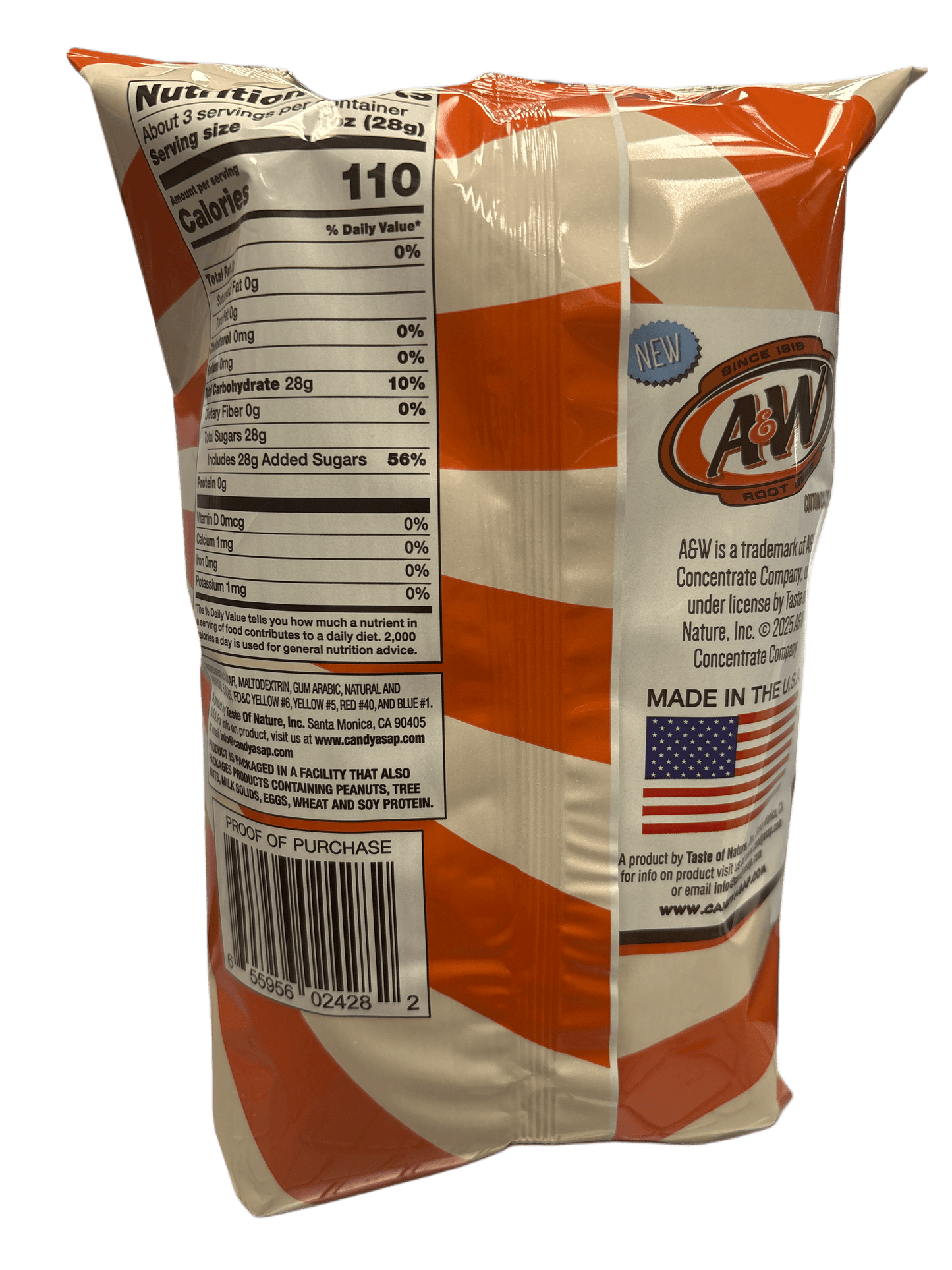 A&W Root Beer Cotton Candy 3OZ