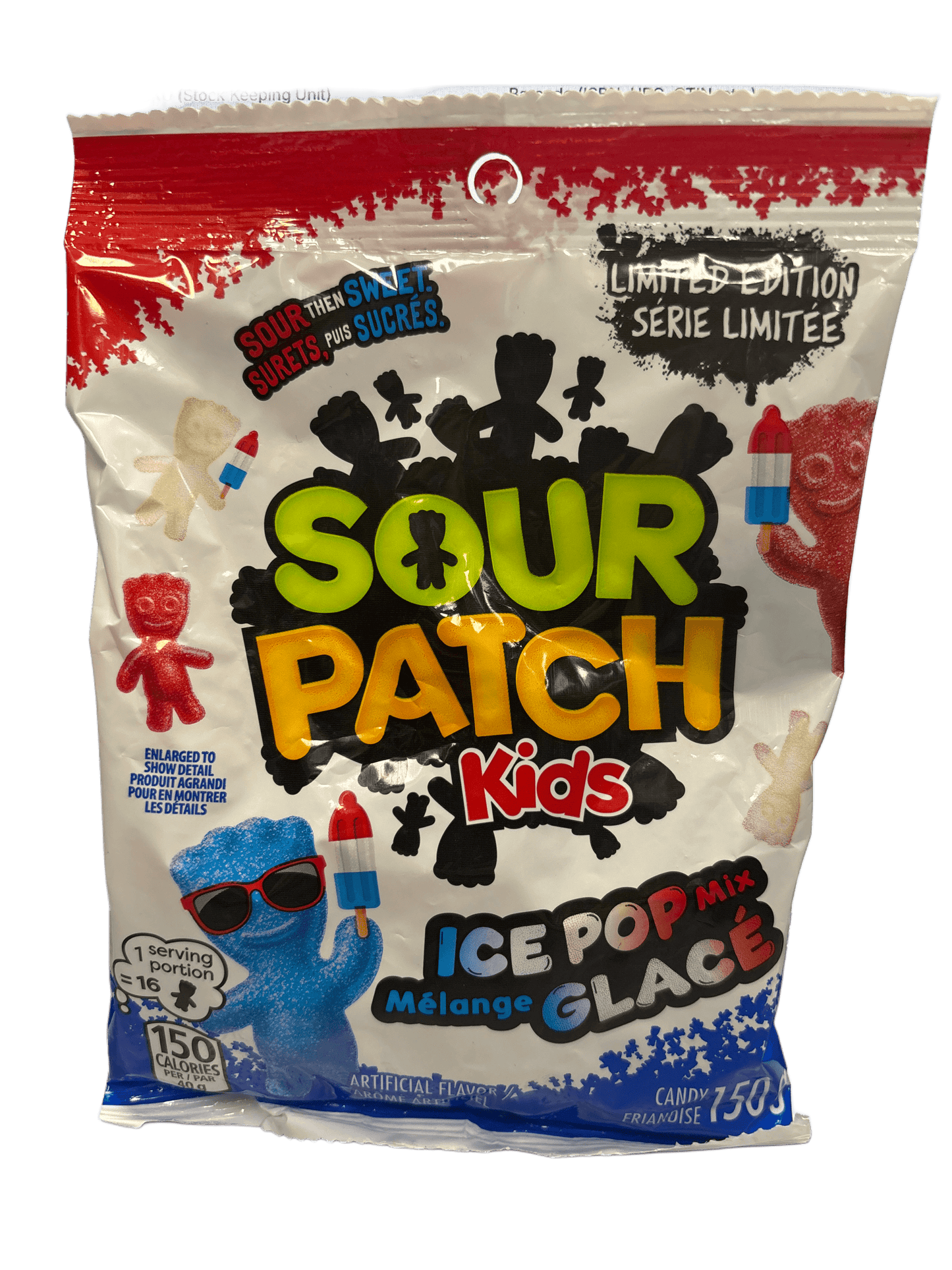 Sour Patch Kids Ice Pop 150G limited Edition - Canada Edition