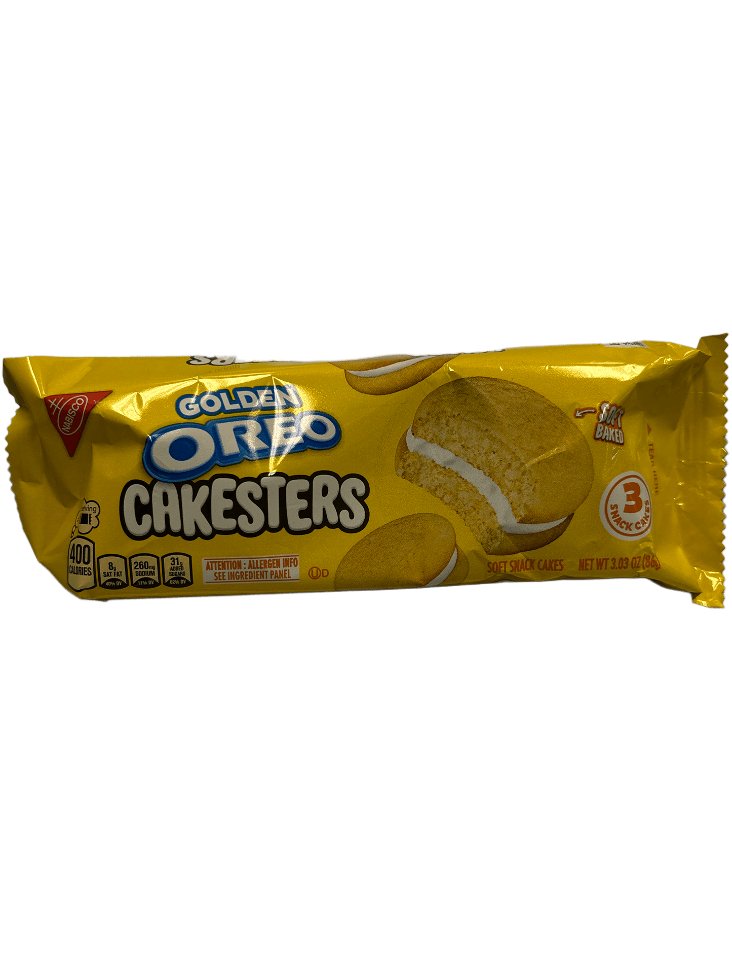 Oreo Golden Cakesters 3 Pack - 3.03OZ