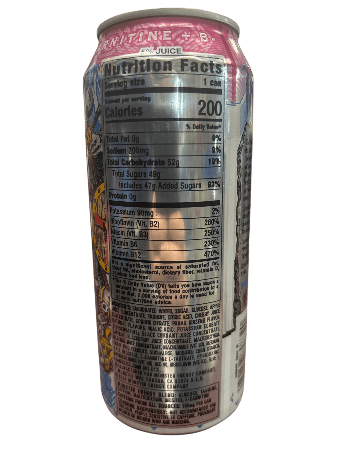 Monster Juice Energy Viking Berry 473ML - International Edition