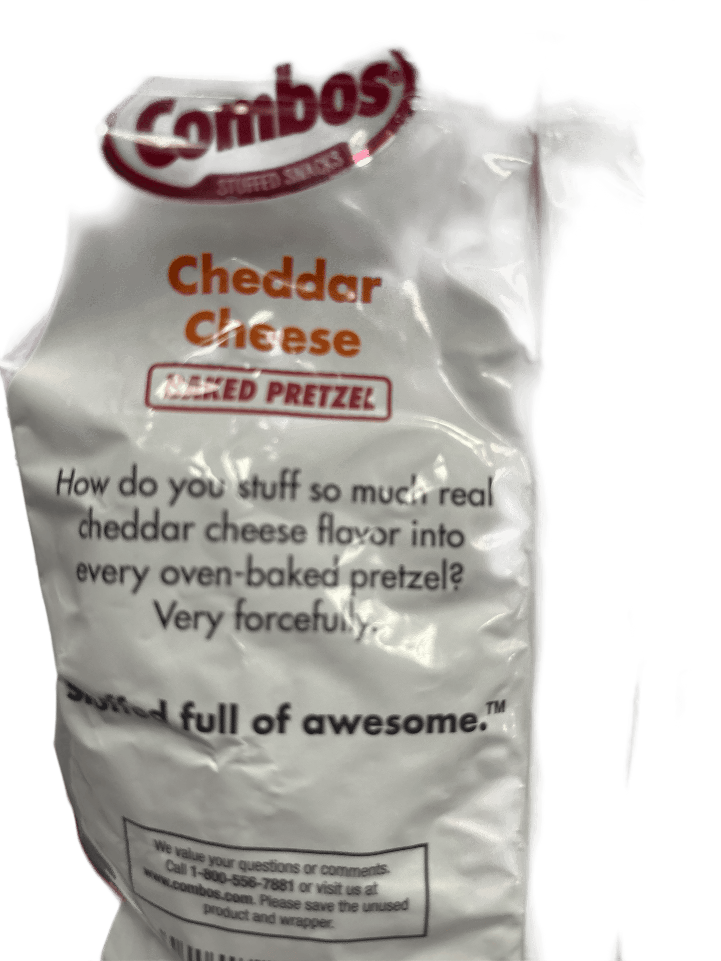 Combos Stuffed Snacks Cheddar Cheese Baked Pretzel 6.30OZ - U.S Edition BB 03/25