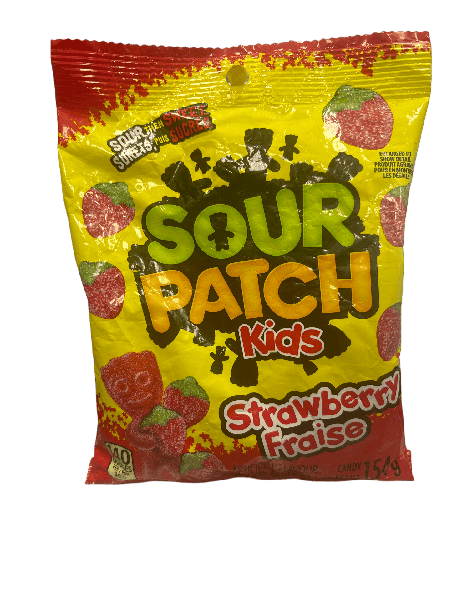 Sour Patch Kids Strawberry Candy Bag 154G - Canada Edition