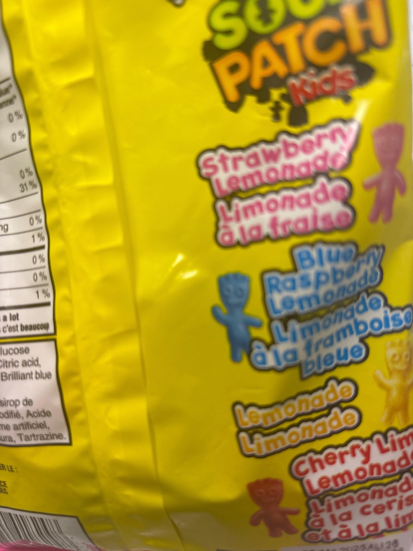Sour Patch Kids Lemonade Candy Bag 150G - Canada Edition