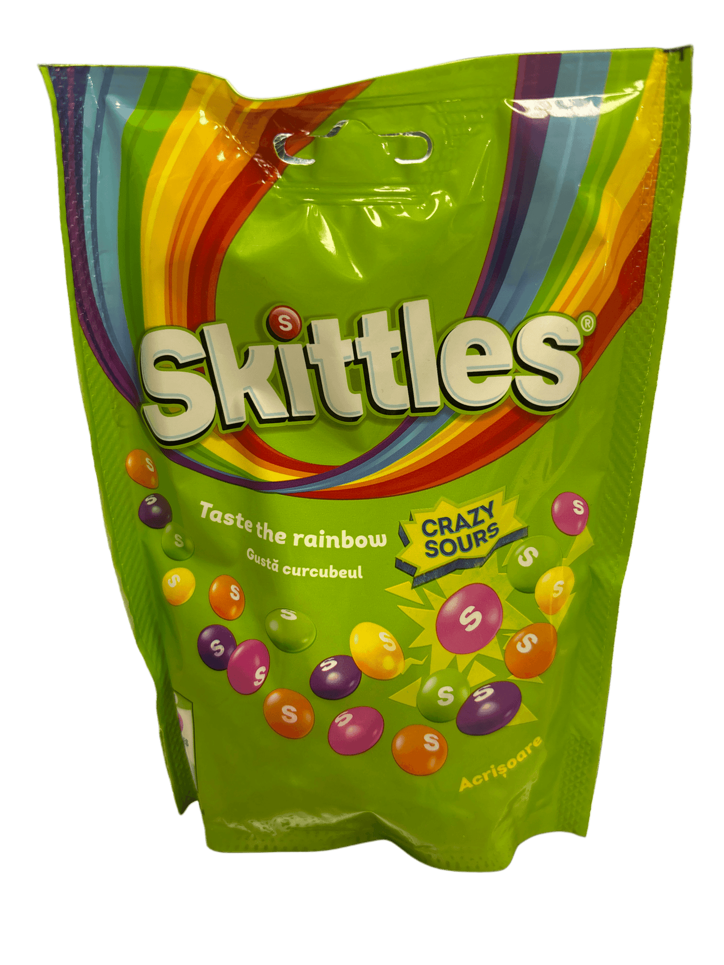 Skittles Crazy Sours Candy Bag - 152G - U.K Edition
