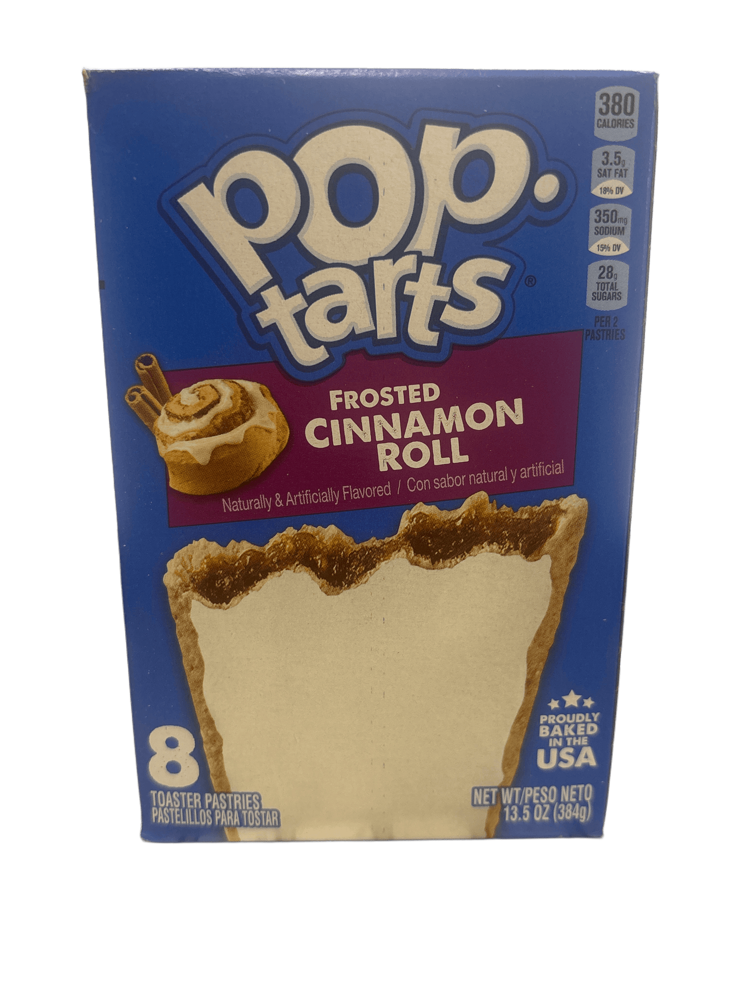 Pop Tarts Frosted Cinnamon Roll 13.5OZ - 8 Pack - U.S Edition