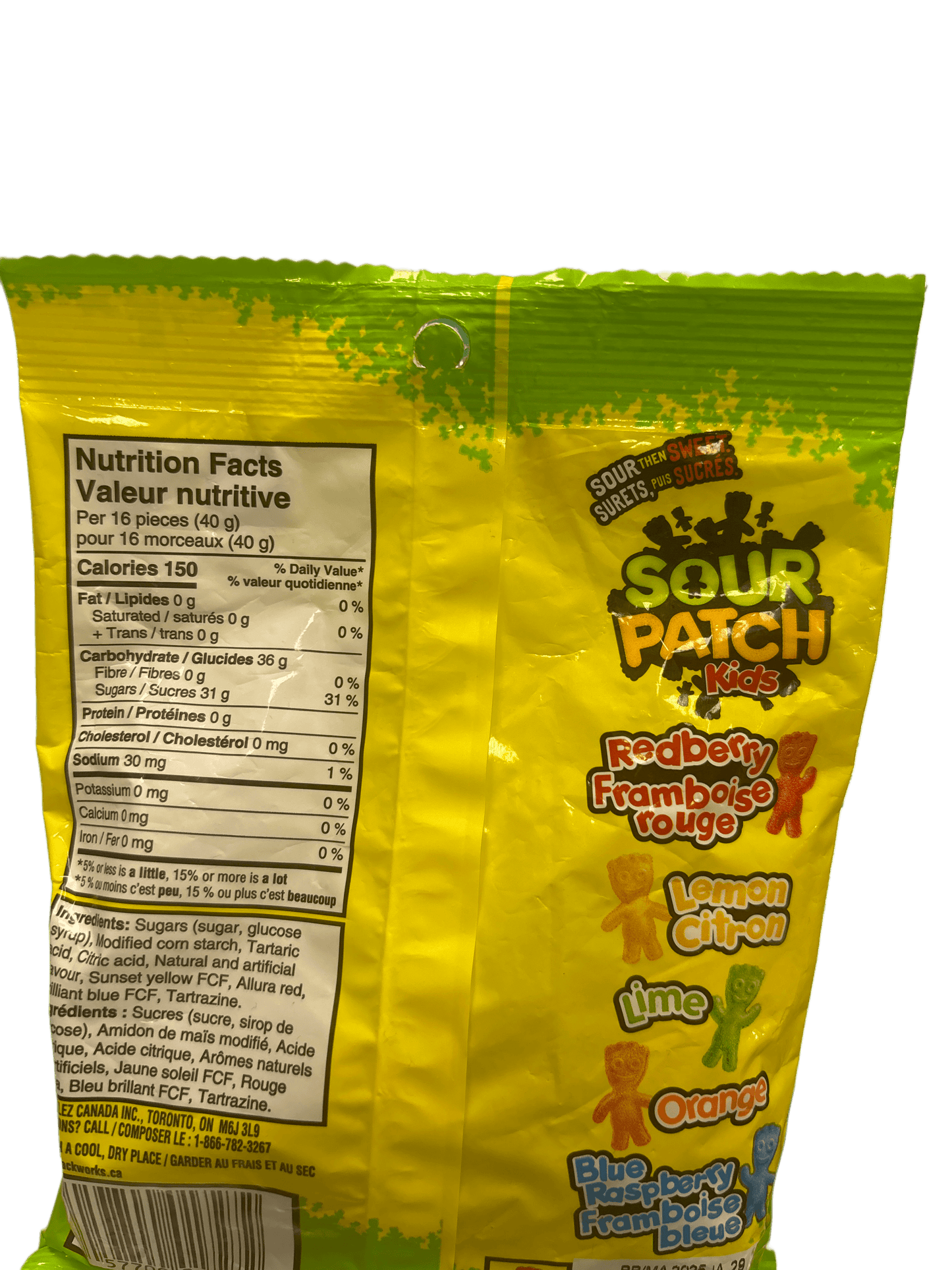 Sour Patch Kids Candy Bag 150G - Canadian Edition