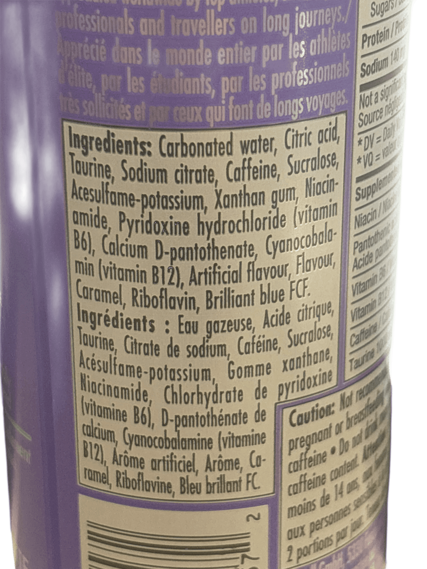 Red Bull Zero Sugar Grape Fruit & Blossom Energy Drink 250ML - Canadian Edition