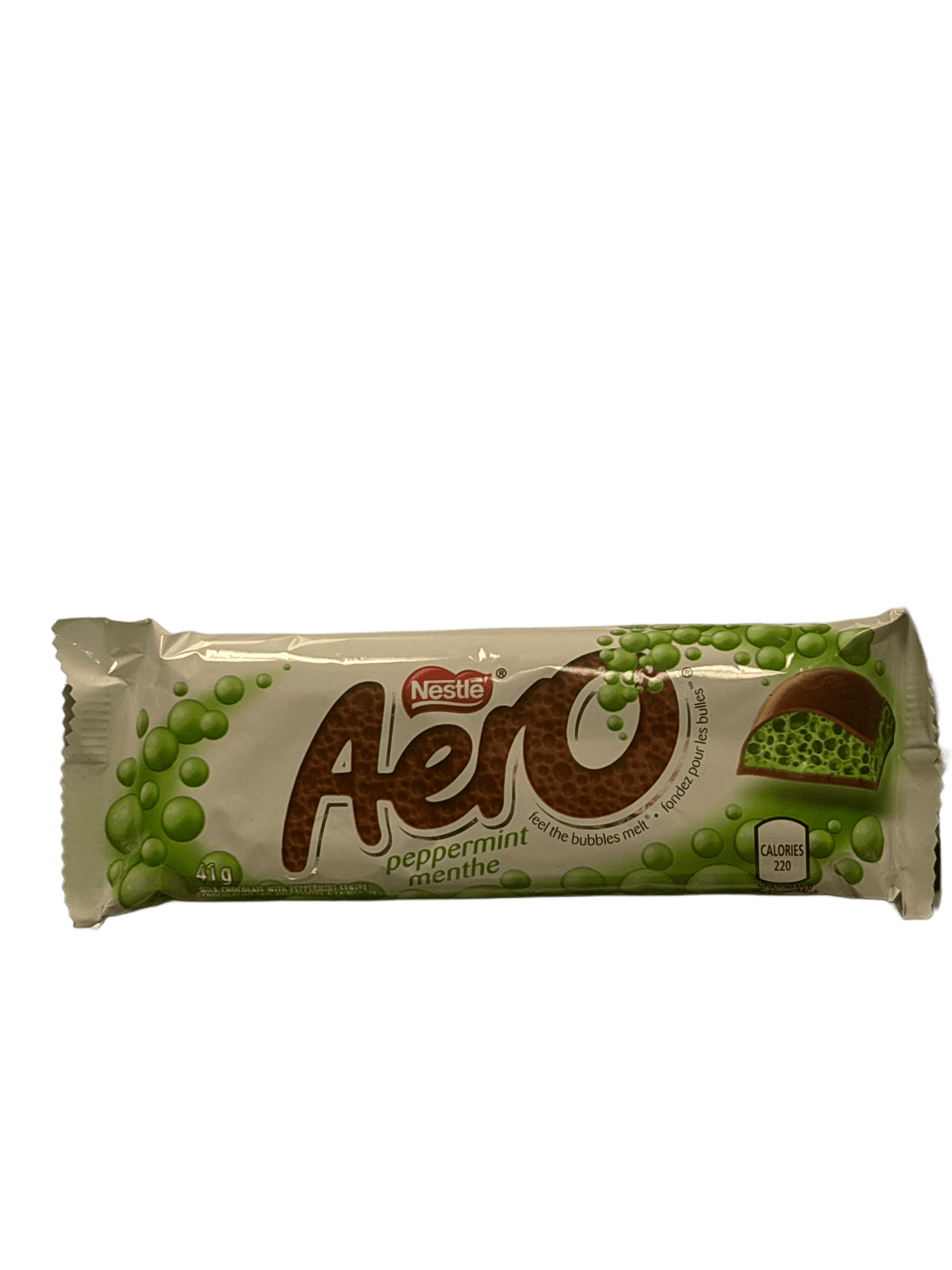 Nestle Aero Peppermint Chocolate Bar 41G - Canada Edition