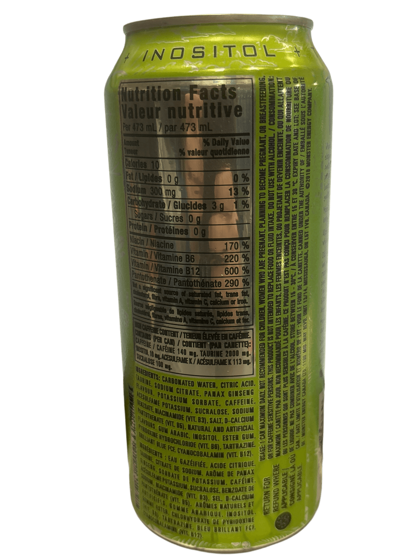 Monster Energy Ultra Paradise Zero Sugar Drink 473ML - Canada Edition