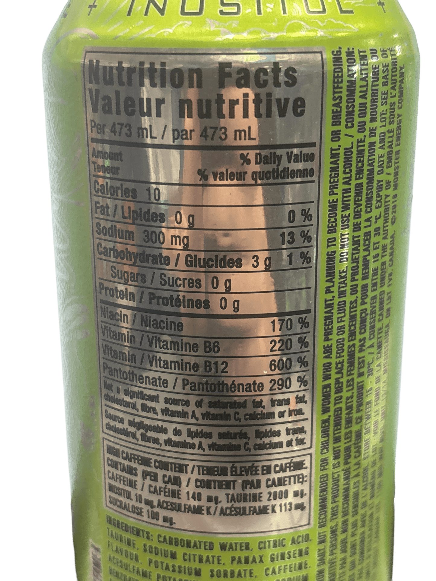 Monster Energy Ultra Paradise Zero Sugar Drink 473ML - Canada Edition