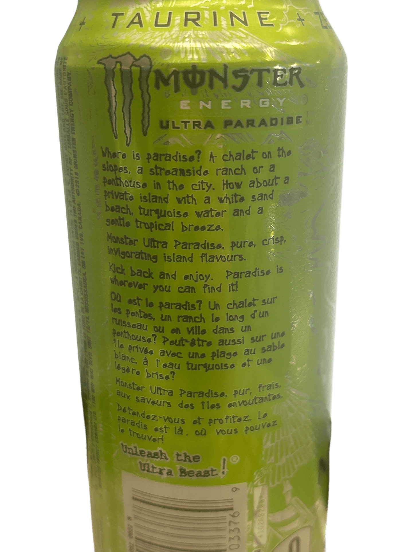 Monster Energy Ultra Paradise Zero Sugar Drink 473ML - Canada Edition