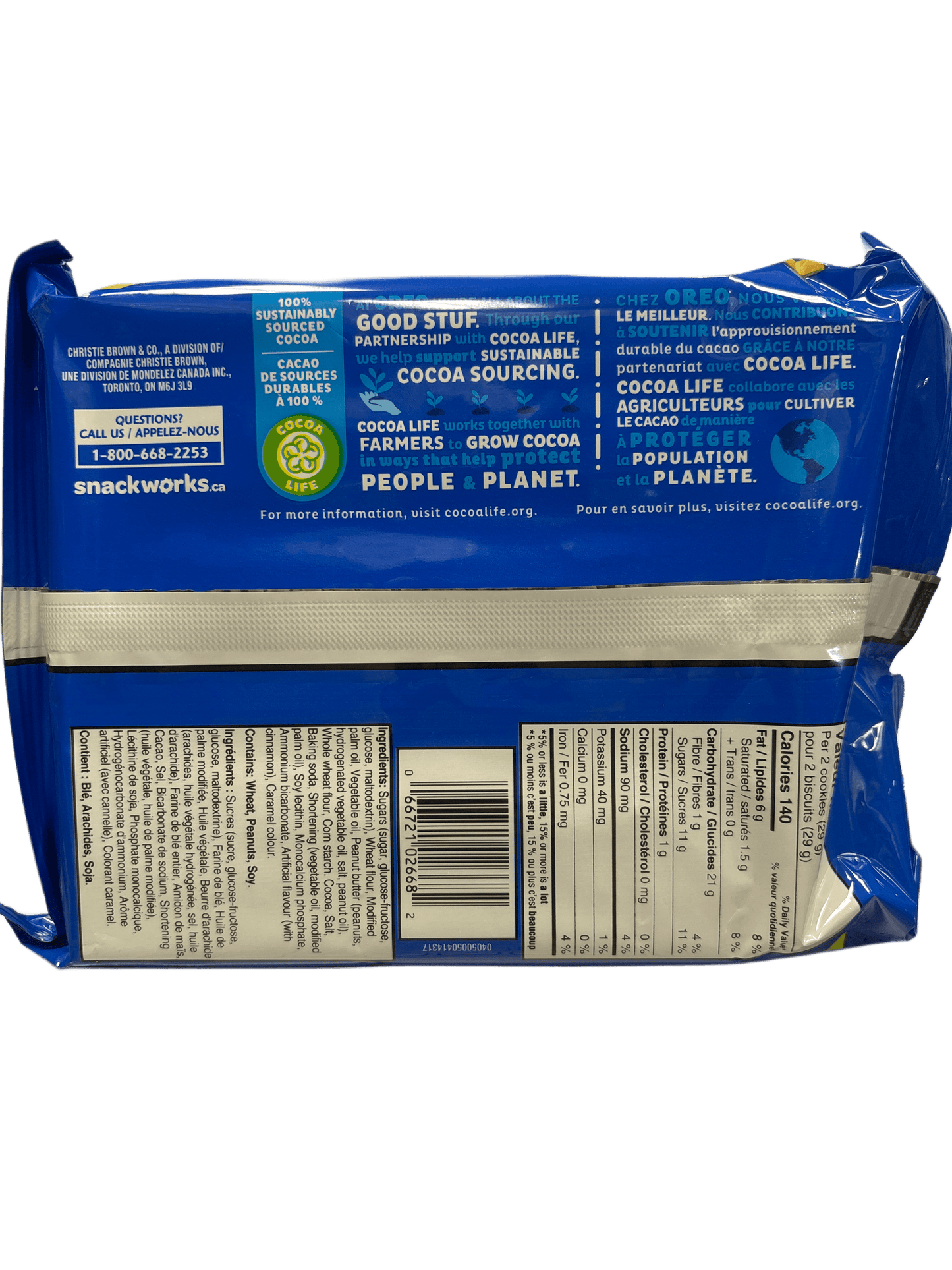 Oreo Chocolate Peanut Butter Pie Family Size 482G - Canada Edition