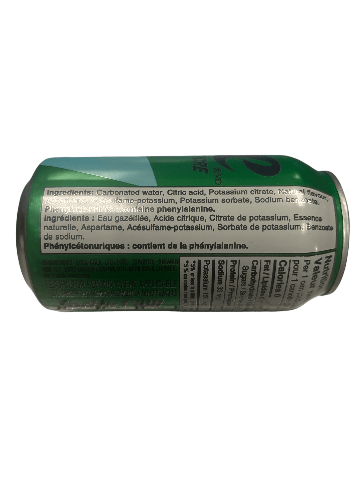Sprite Chill Zero Sugar Cherry Lime 355ML - Canada Edition