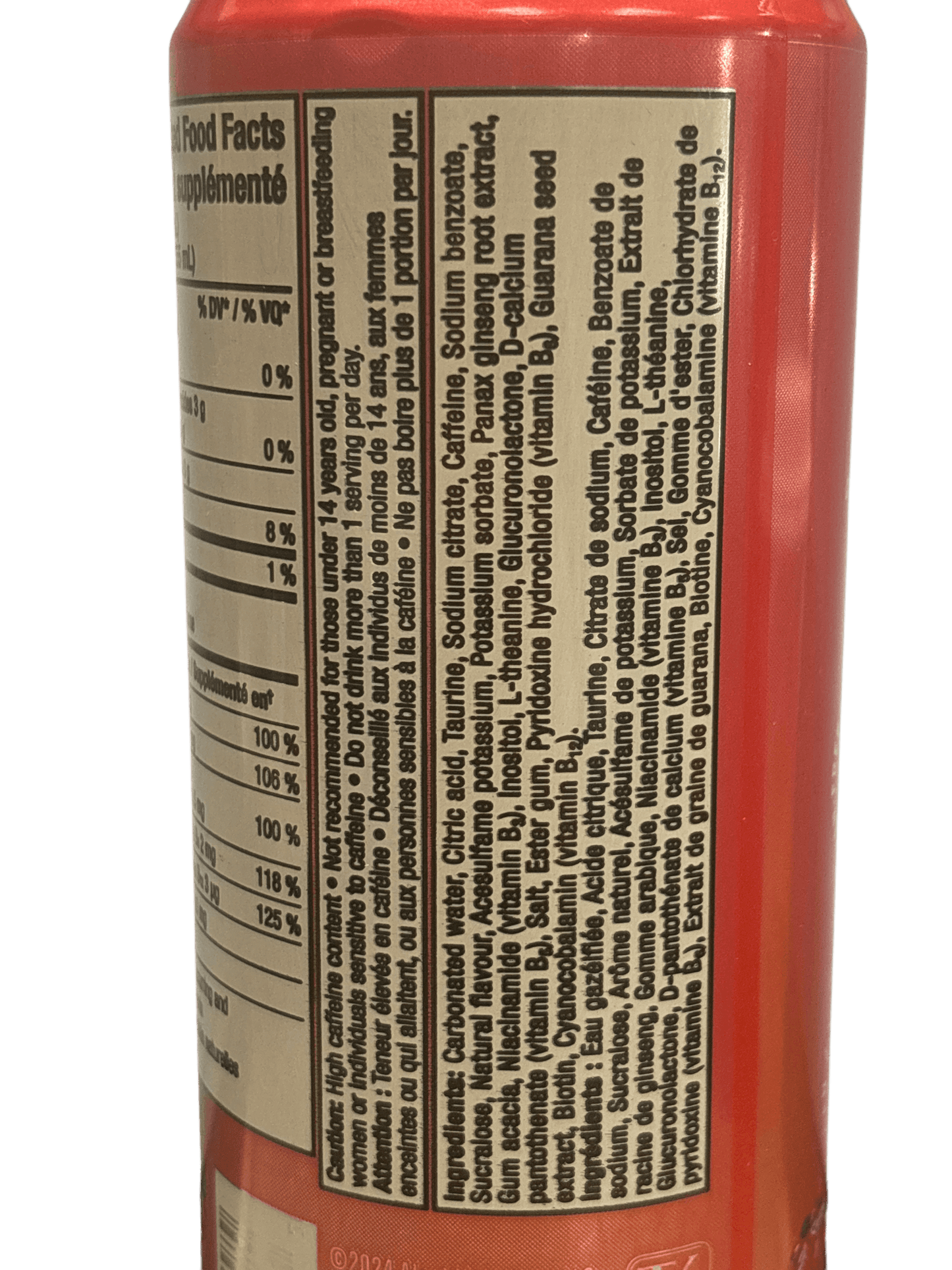 Alani Nu Strawberry Sunrise Energy Drink 355ML - Canada Edition
