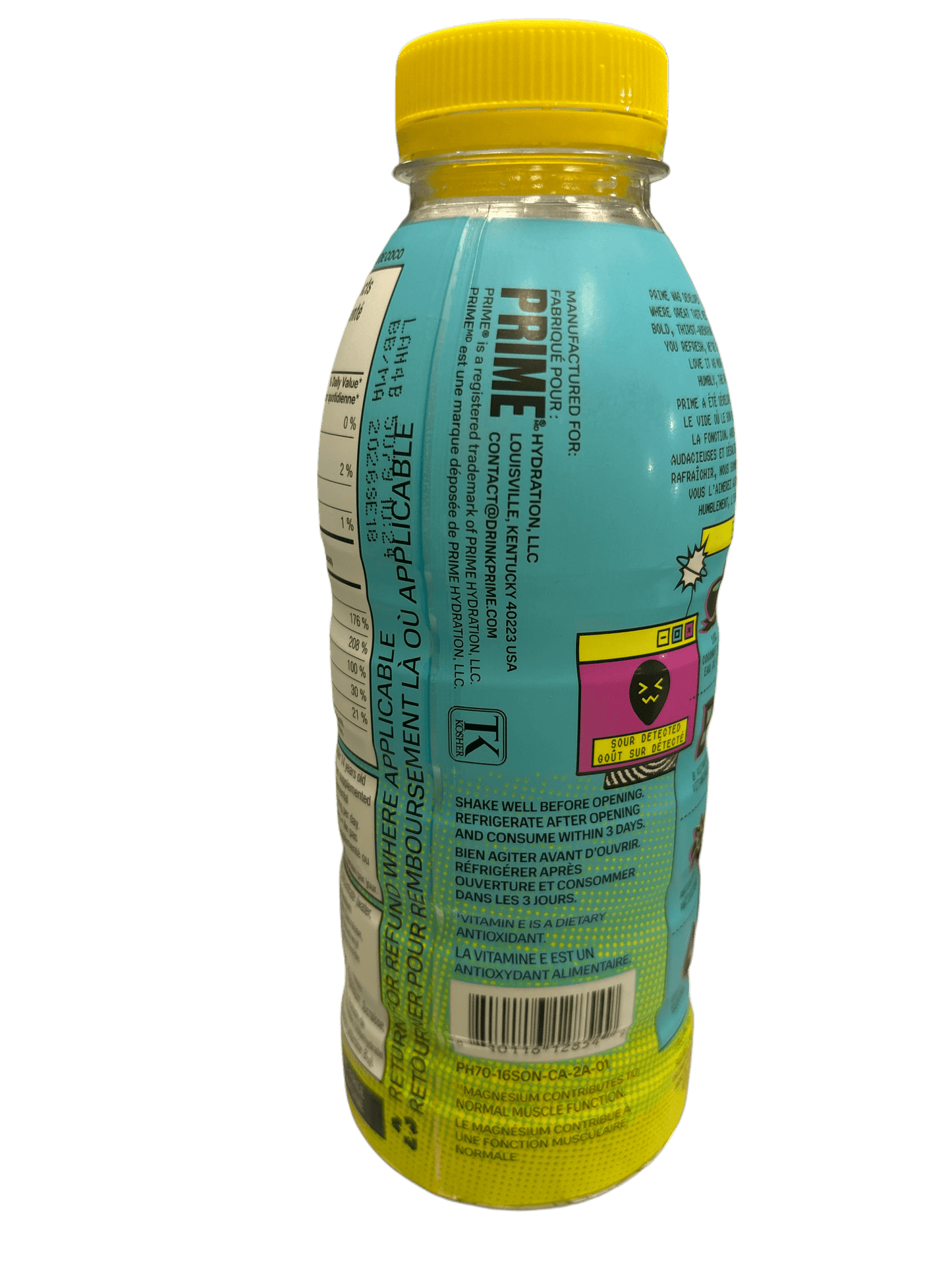 Prime Hydration SOUR NOVA Drink 500ML - Canada Edition