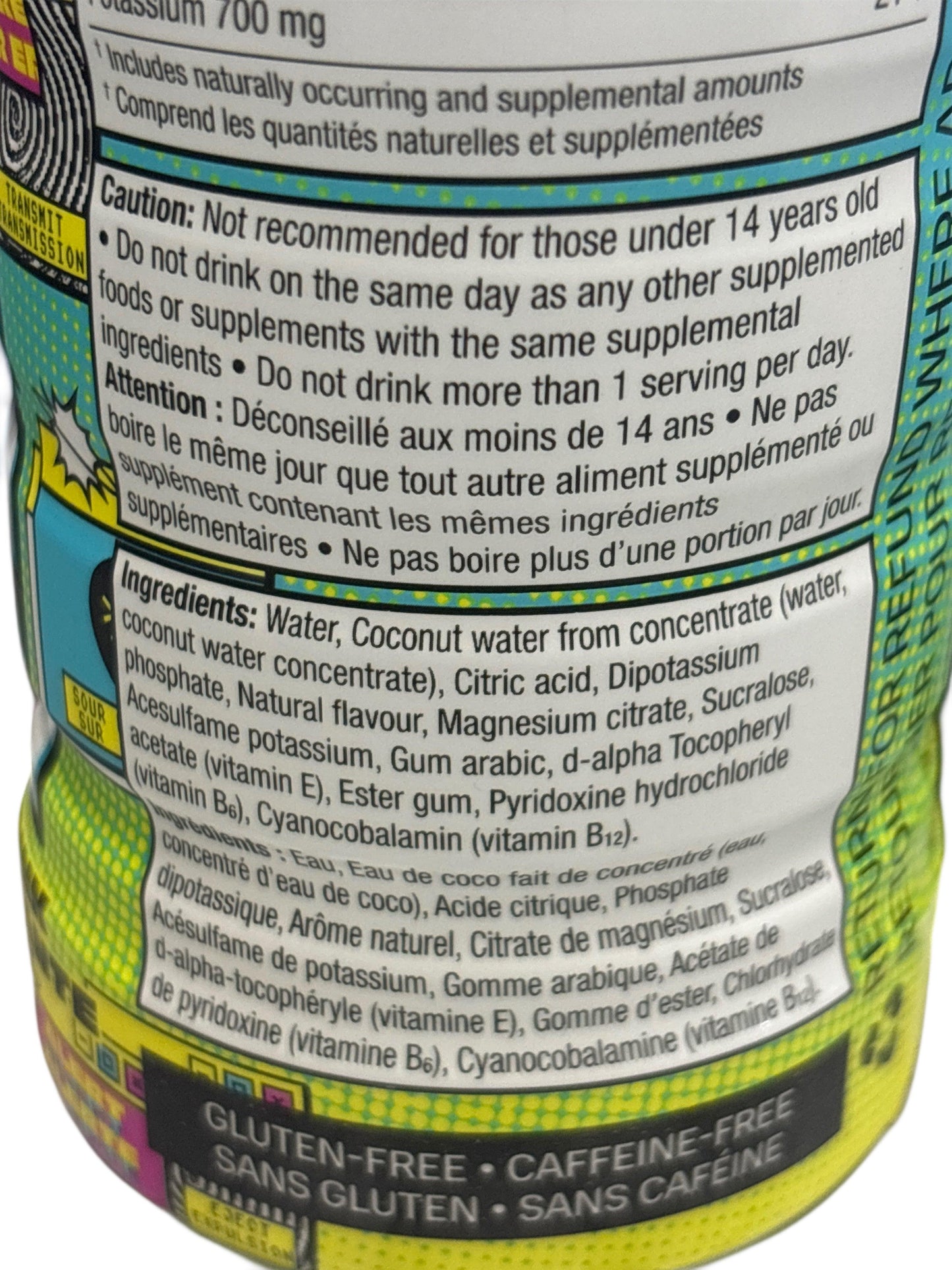 Prime Hydration SOUR NOVA Drink 500ML - Canada Edition