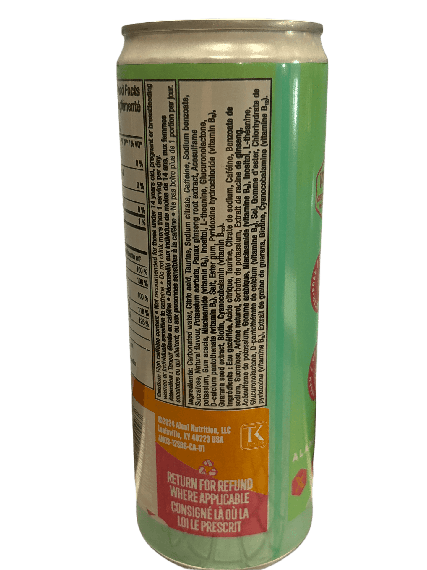 Alani Nu Sherbet Swirl Sorbet Energy Drink 500ML - Canada Edition