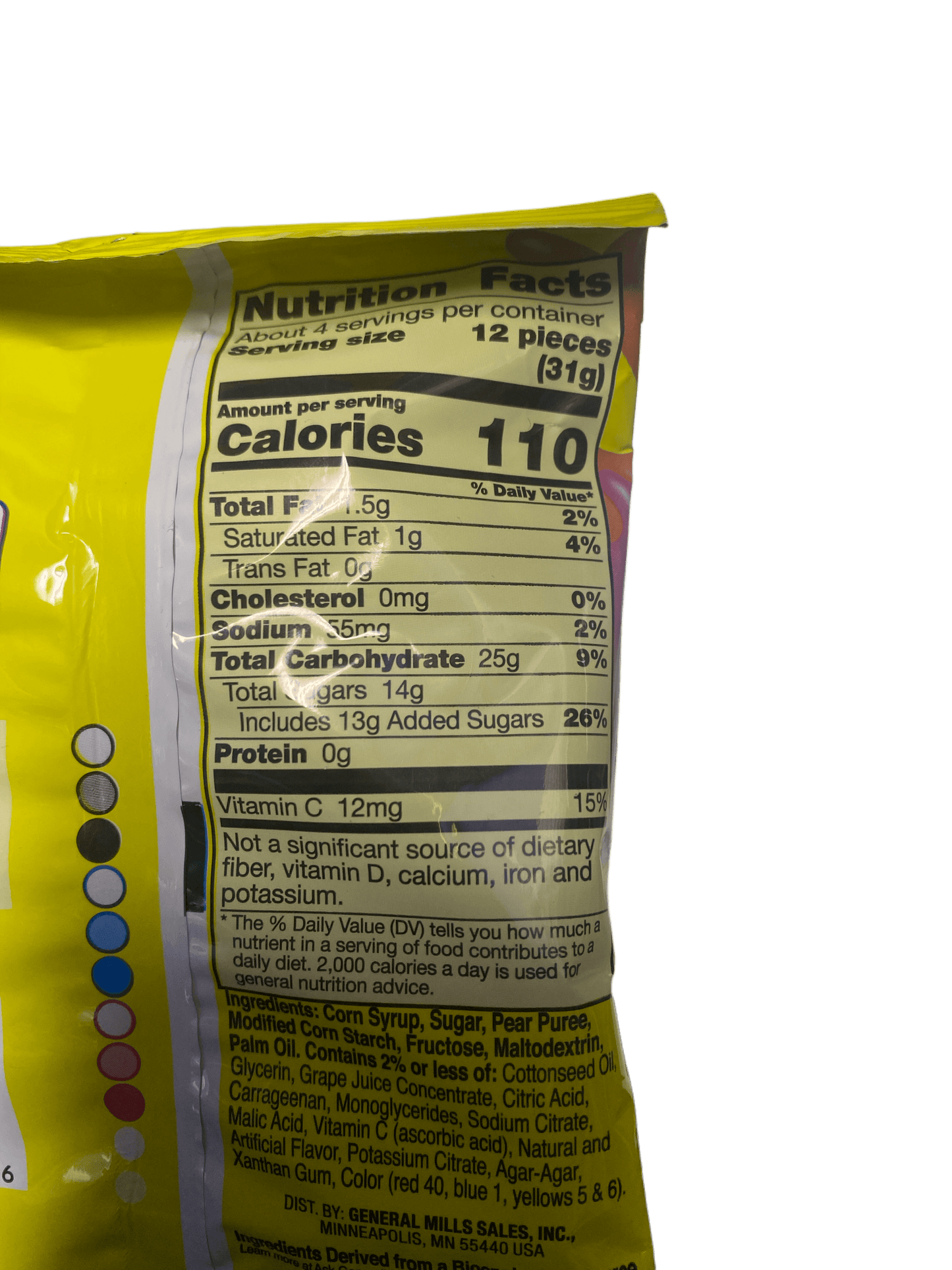 Sac tropical Fruit Gushers