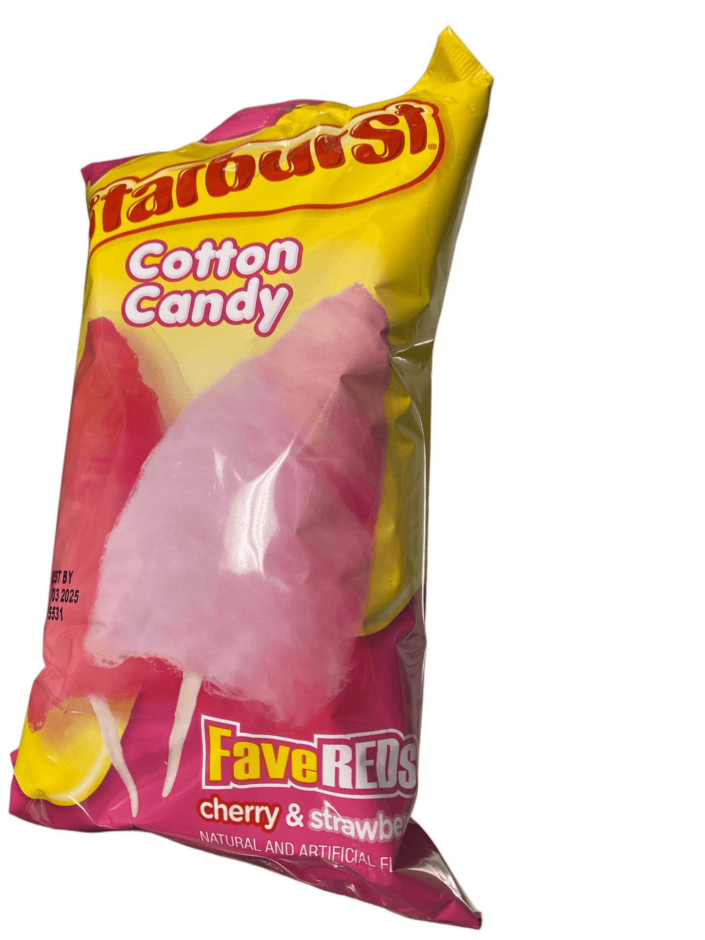Barbe à papa Starburst Cerise & Fraise