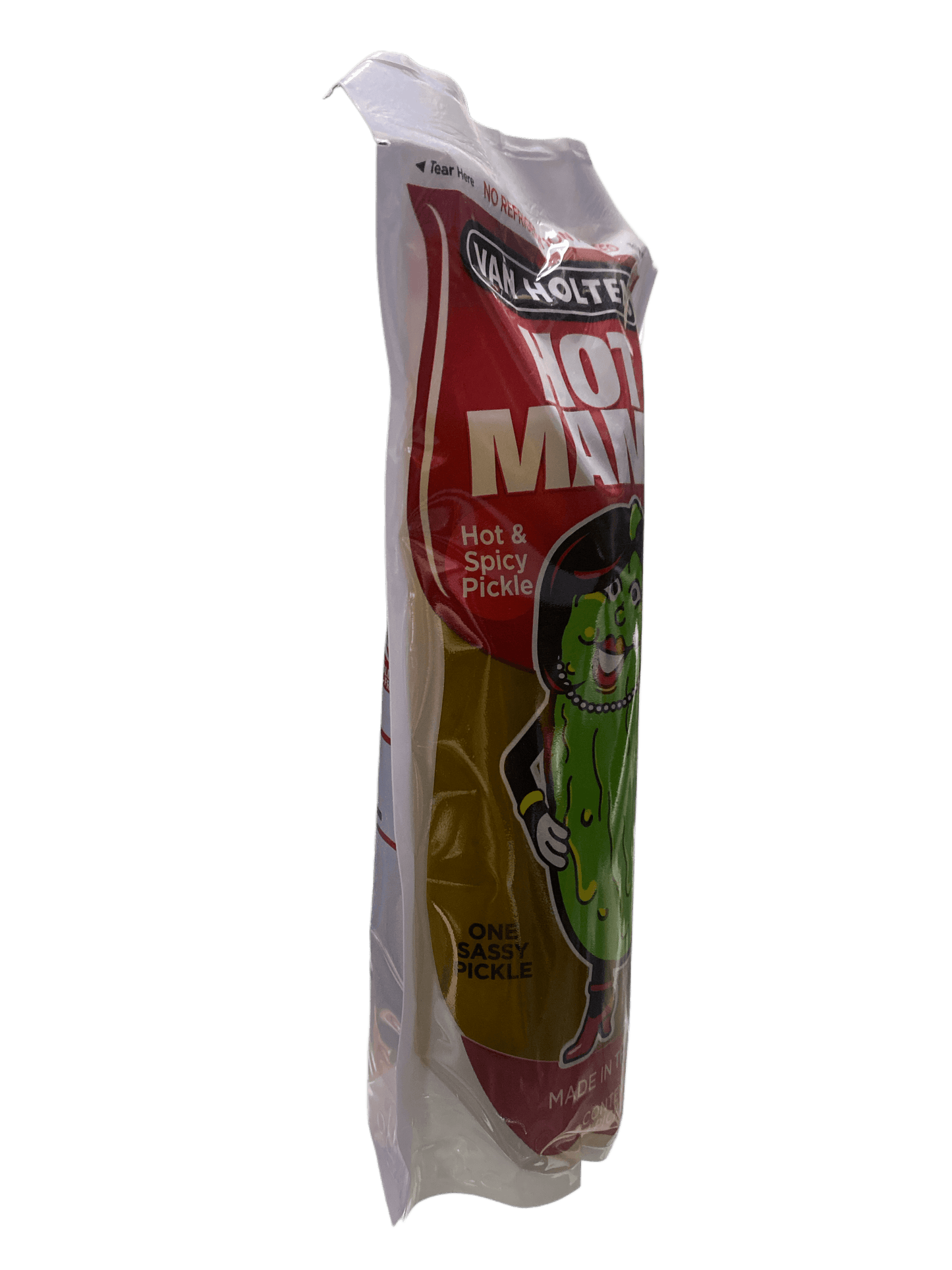 Cornichon géant Hot Mama de Van Holten dans une pochette