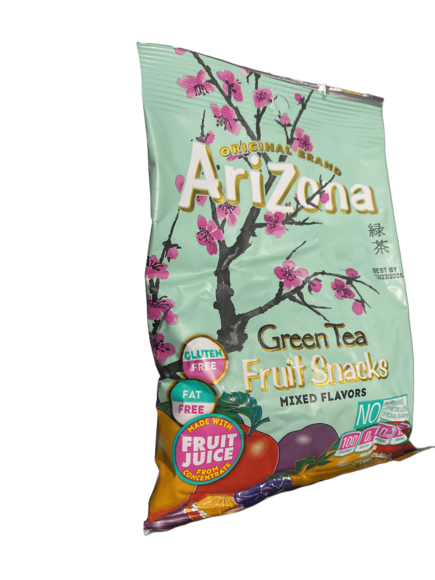 Arizona Green Tea Fruit Snacks Candy Bag
