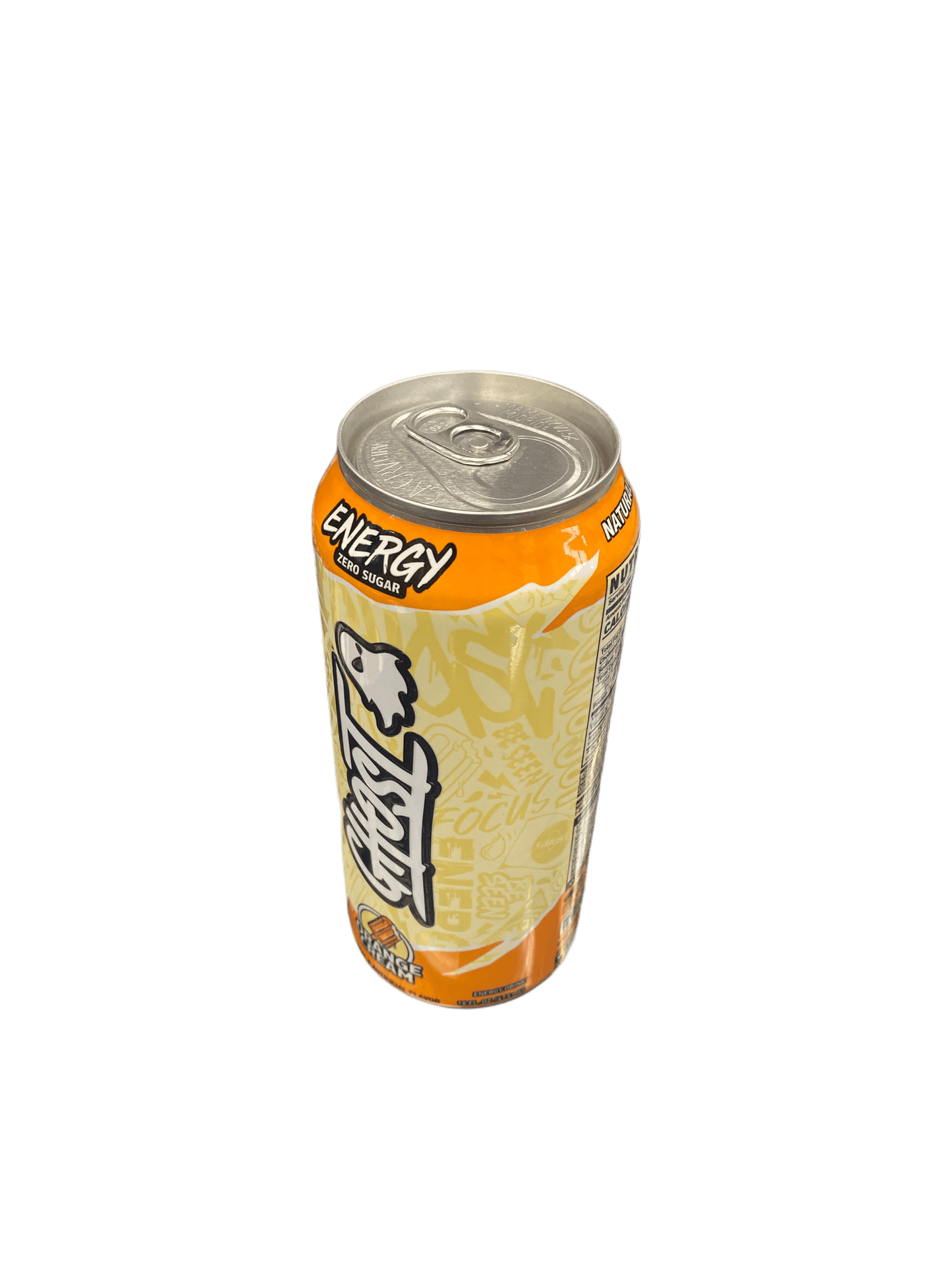 Boisson énergisante à la crème d'orange fantôme