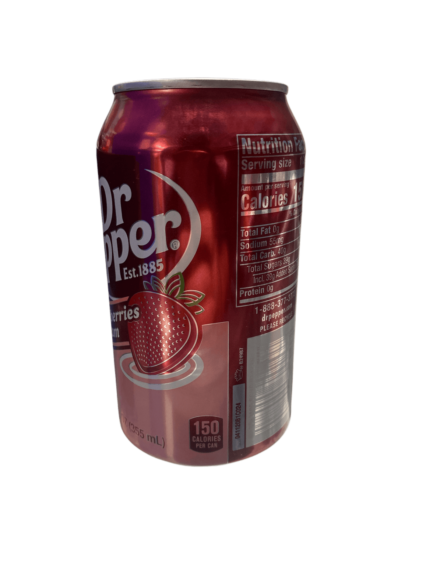Dr. Pepper Strawberries & Cream Can
