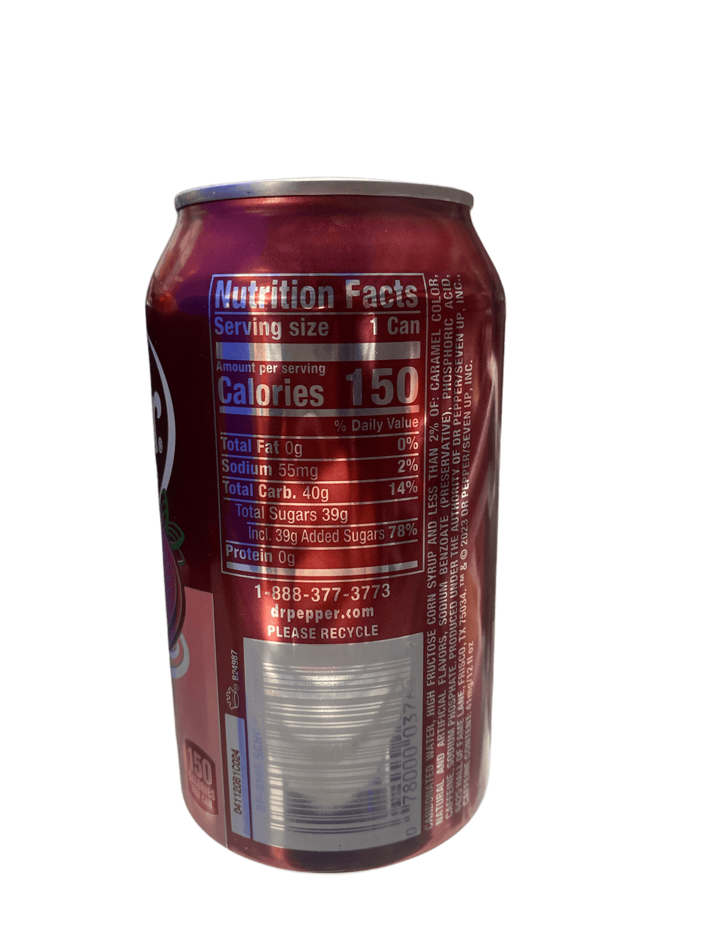 Dr. Pepper Strawberries & Cream Can