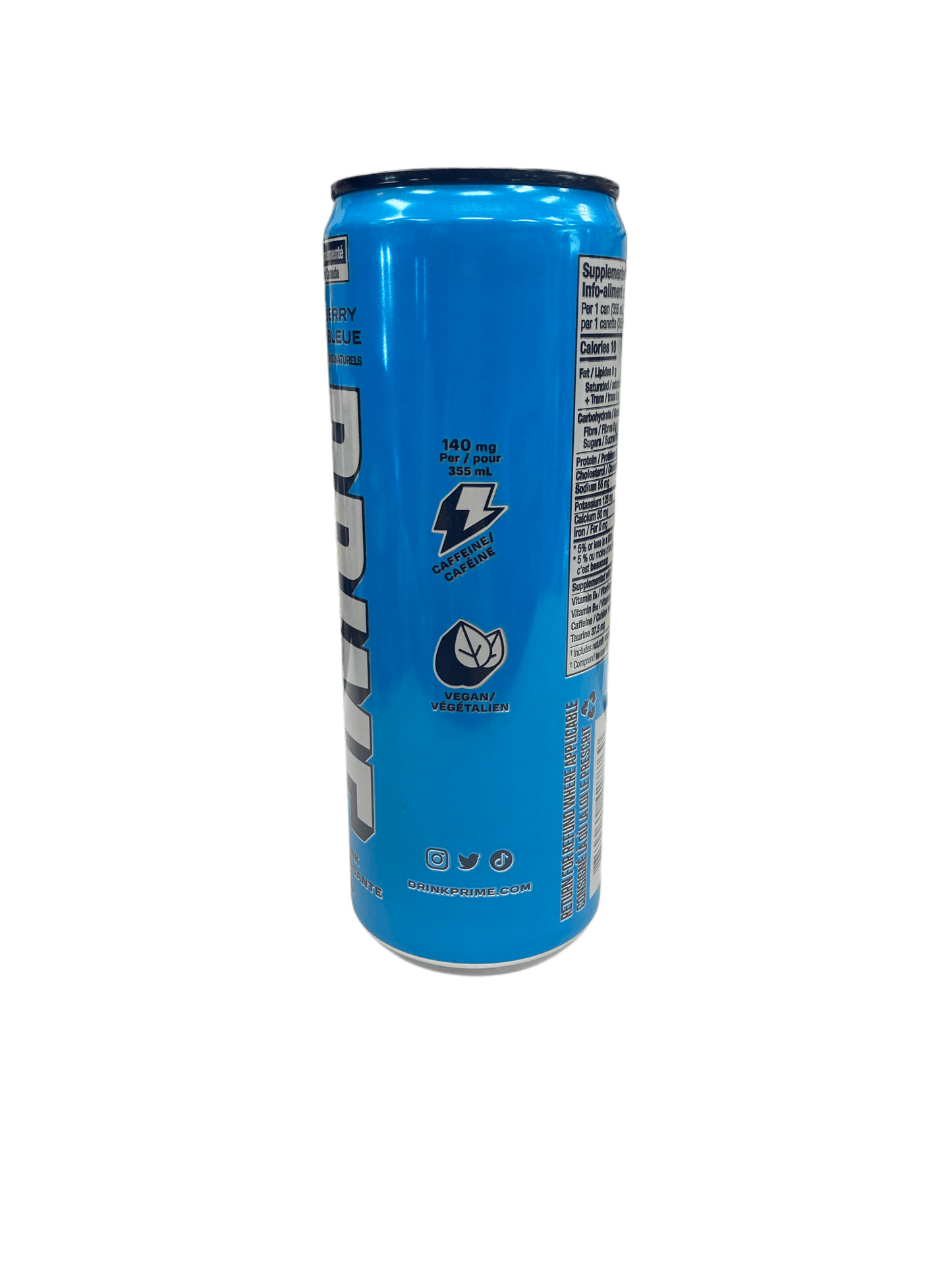 Prime Energy Drink Blaue Himbeere