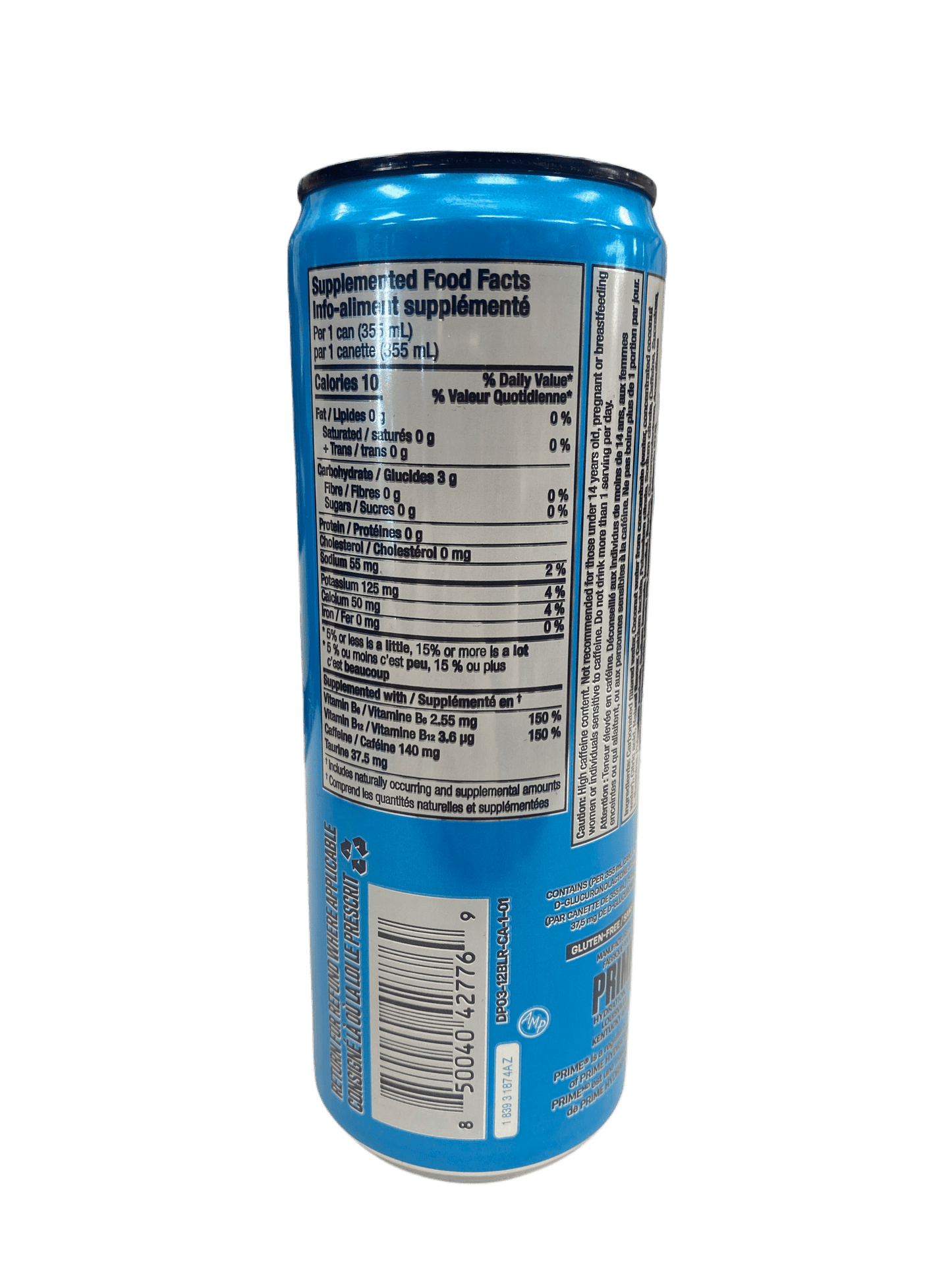 Prime Energy Drink Blaue Himbeere