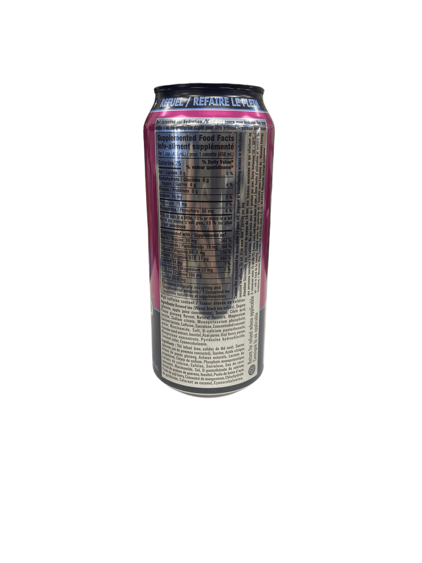Monster Rehab Wild Berry Tea