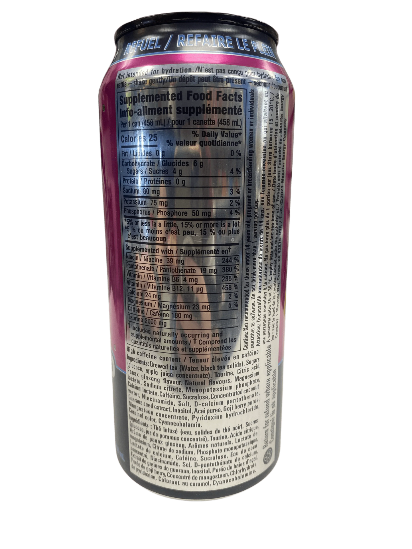 Monster Rehab Wild Berry Tea