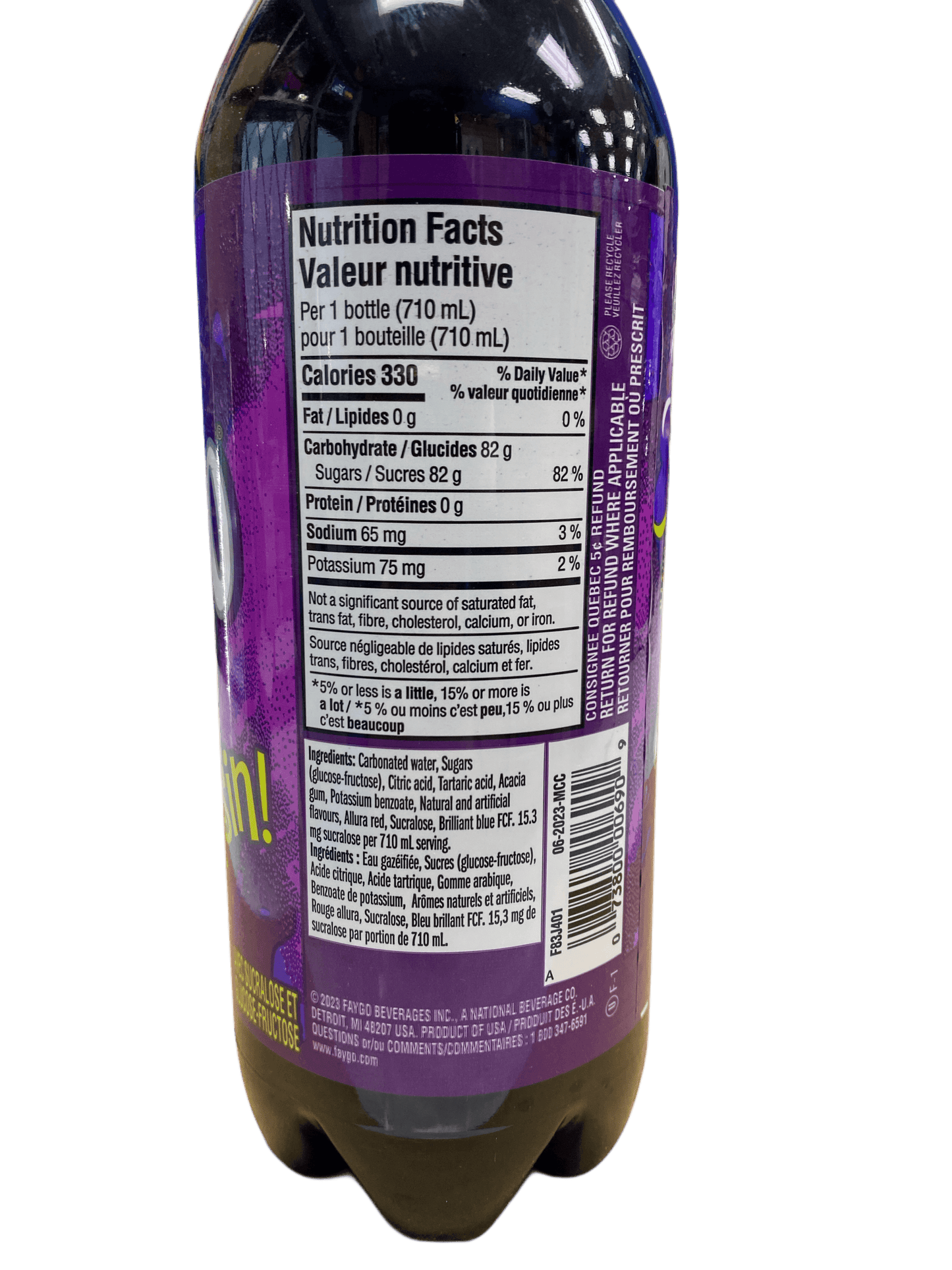 Faygo Grape 710ML