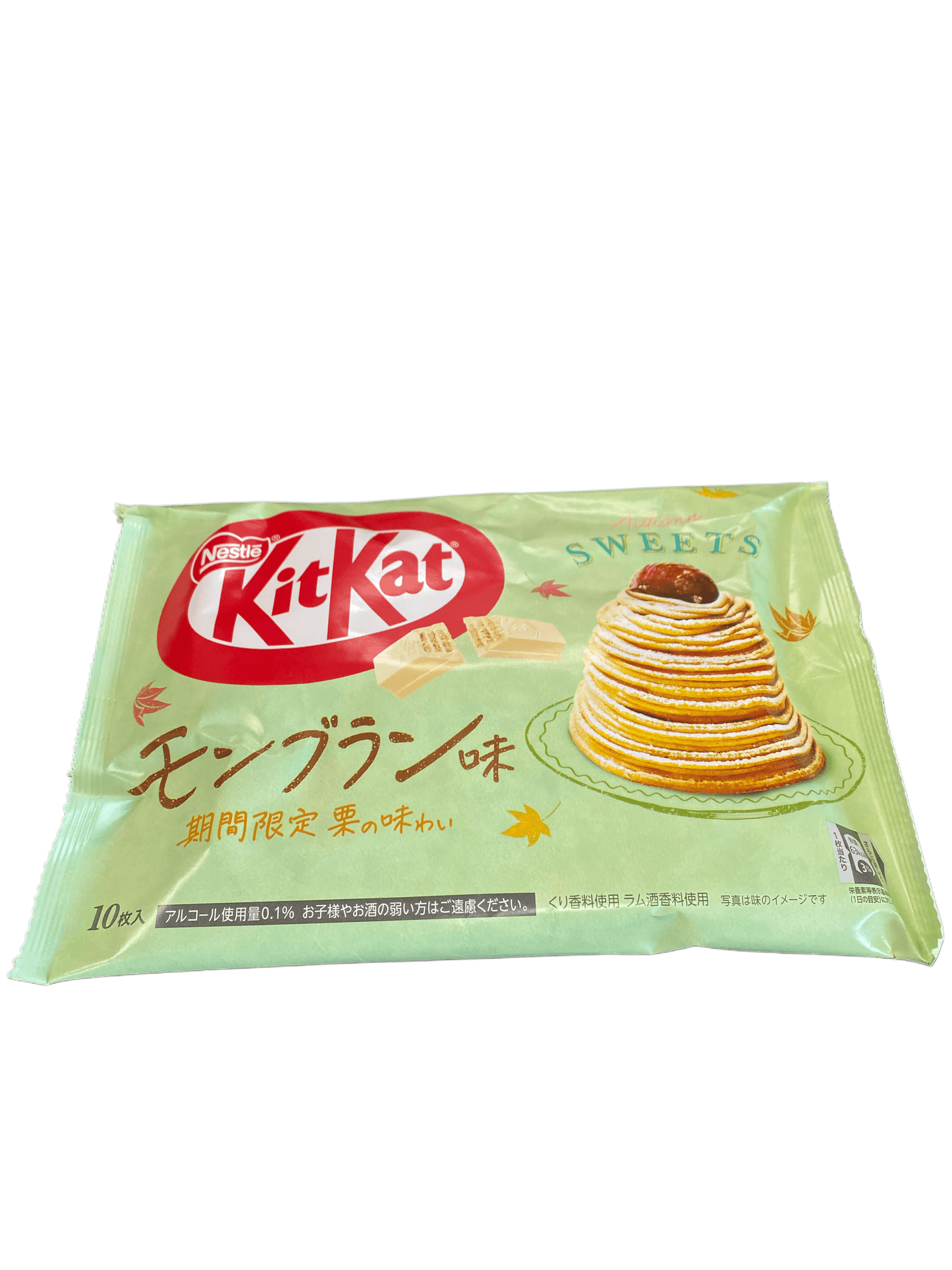 Kit Kat Mont Blanc Chocolate Wafer Bar Pack 10 - Japan Edition