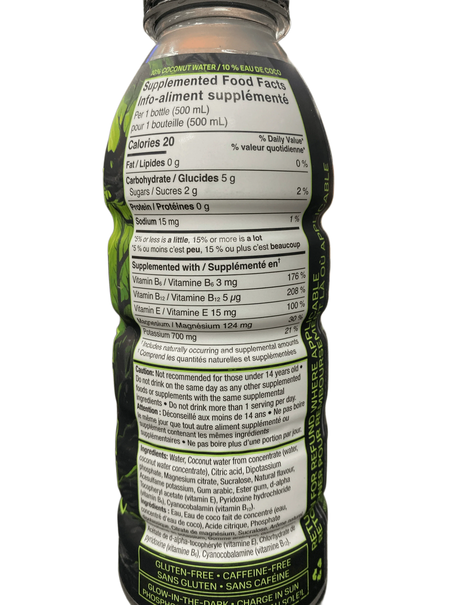 Prime Hydration Glowberry Drink 2024 Limited Edition 500ML - Canada Edition BB: 01/26