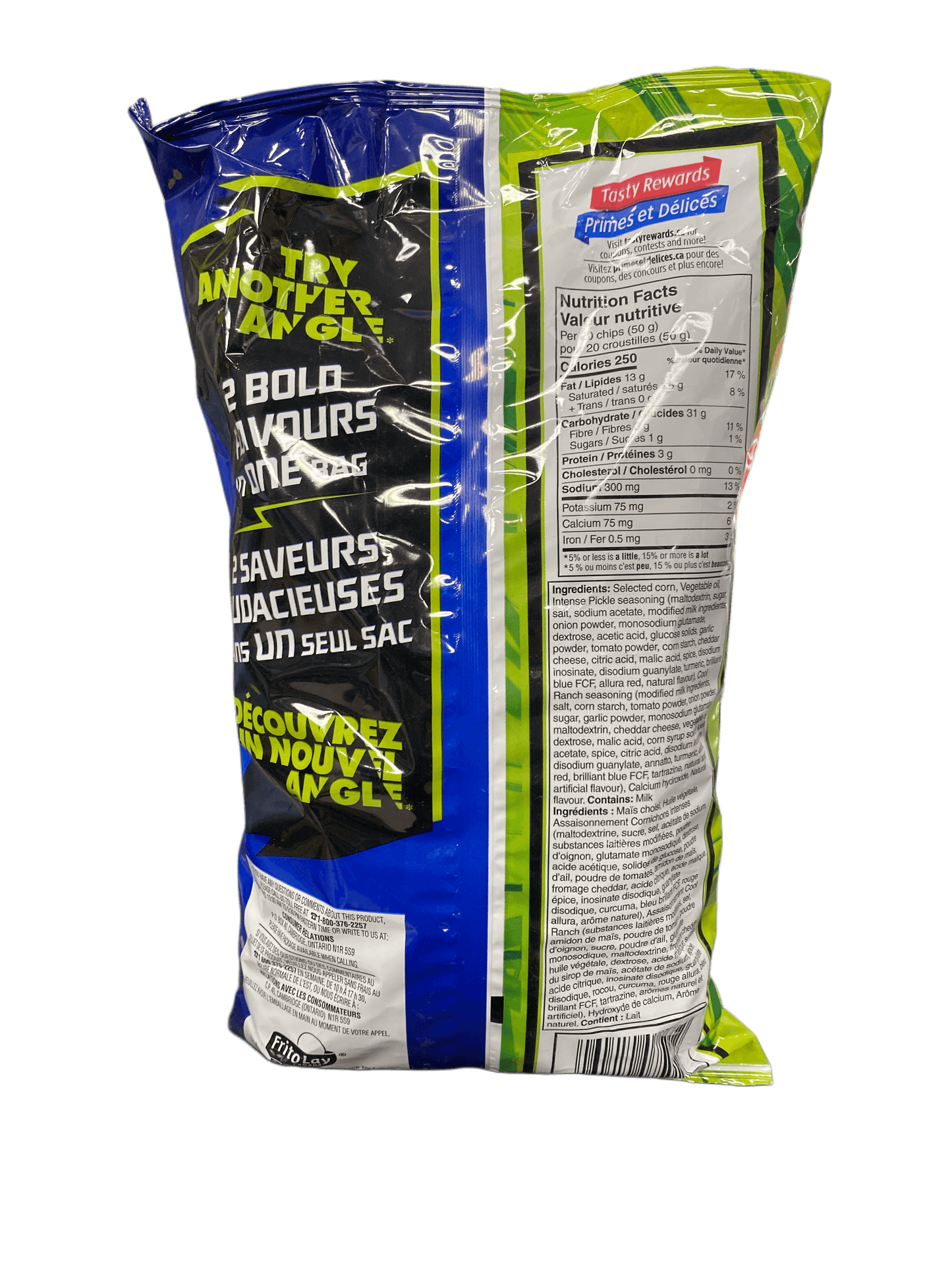 Doritos Collisions - Cornichons acidulés et chips ranch cool - 8OZ