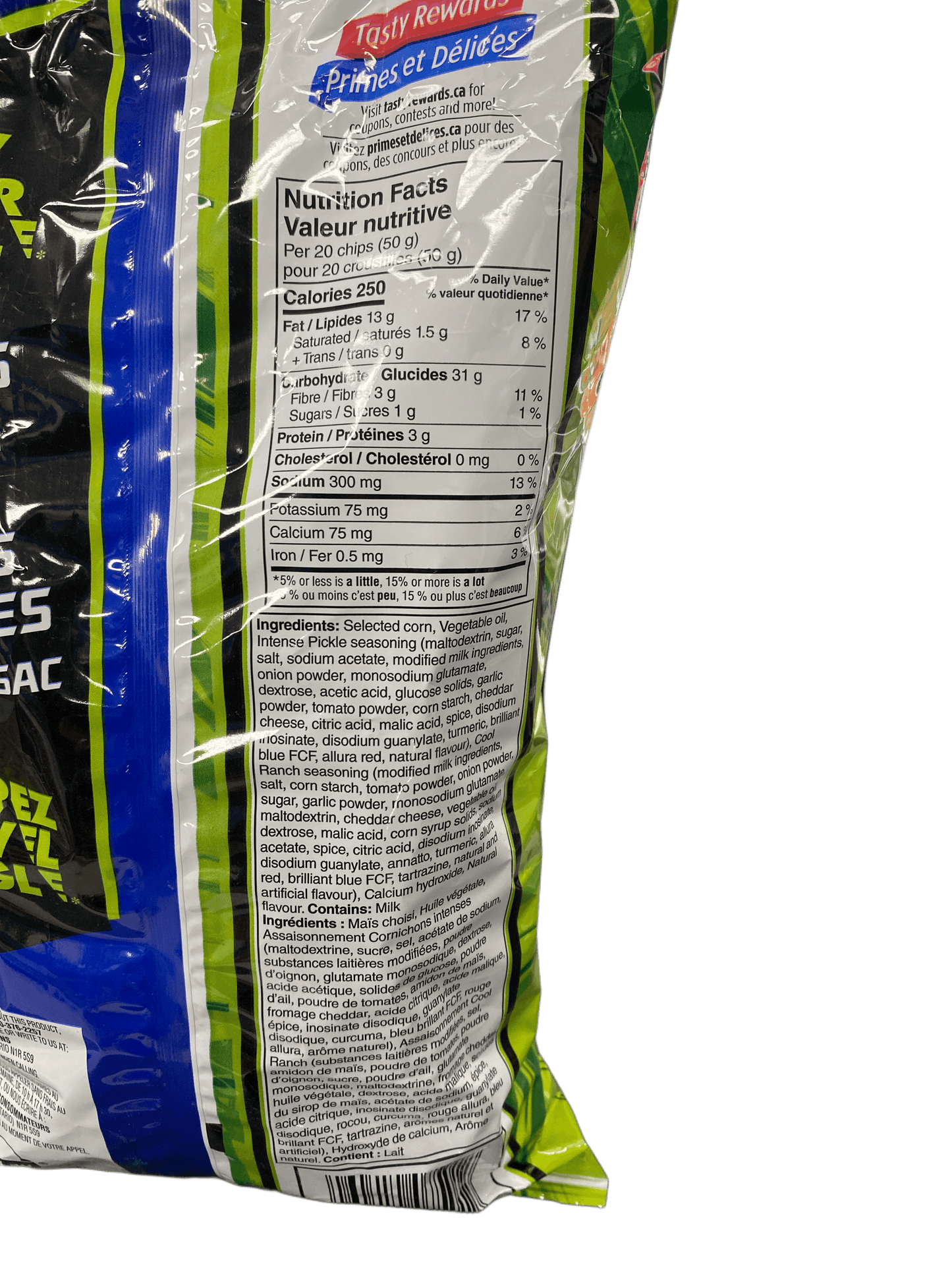 Doritos Collisions - Cornichons acidulés et chips ranch cool - 8OZ