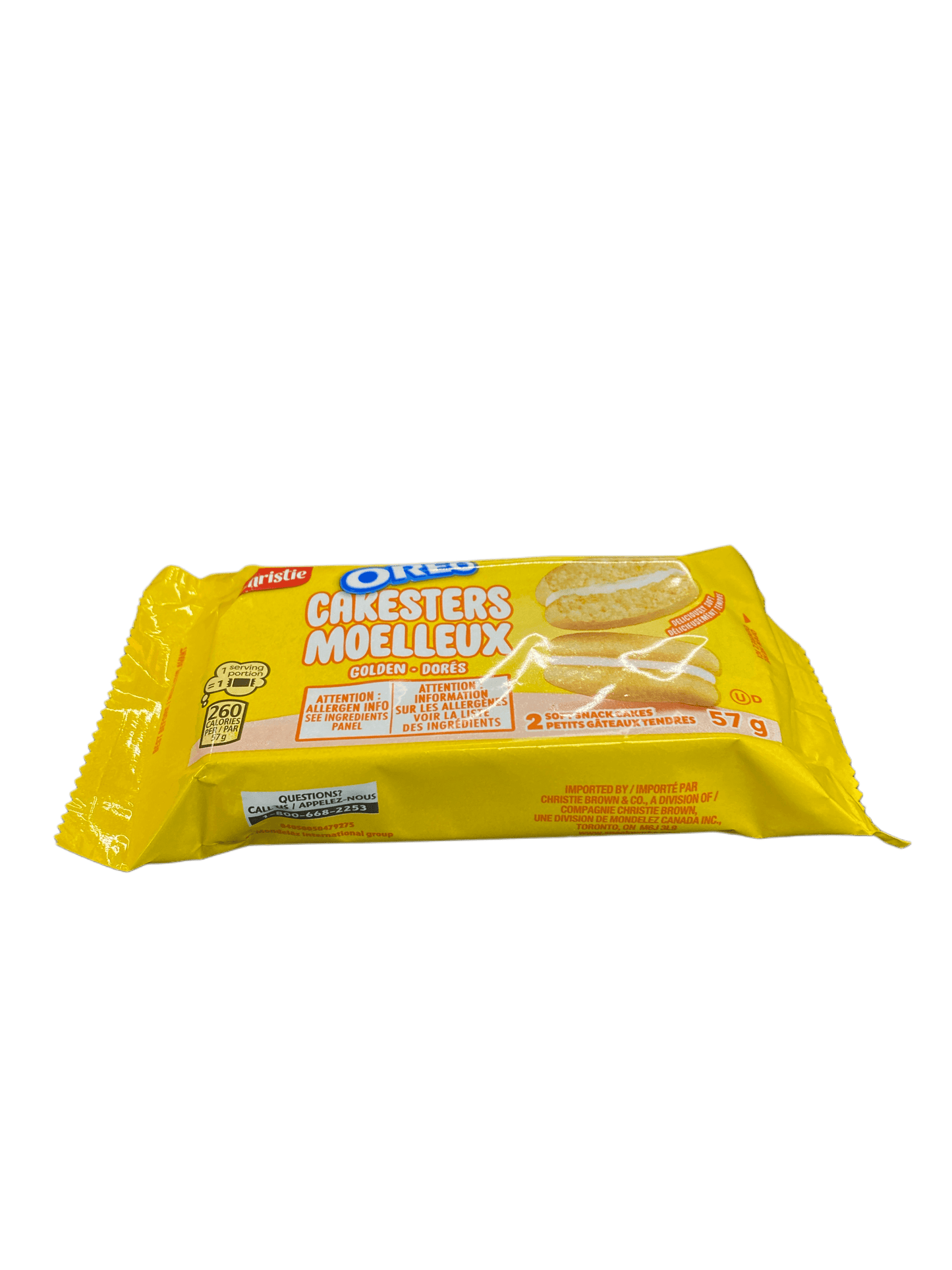 Oreo Cakesters Golden 2 Packet - 57G