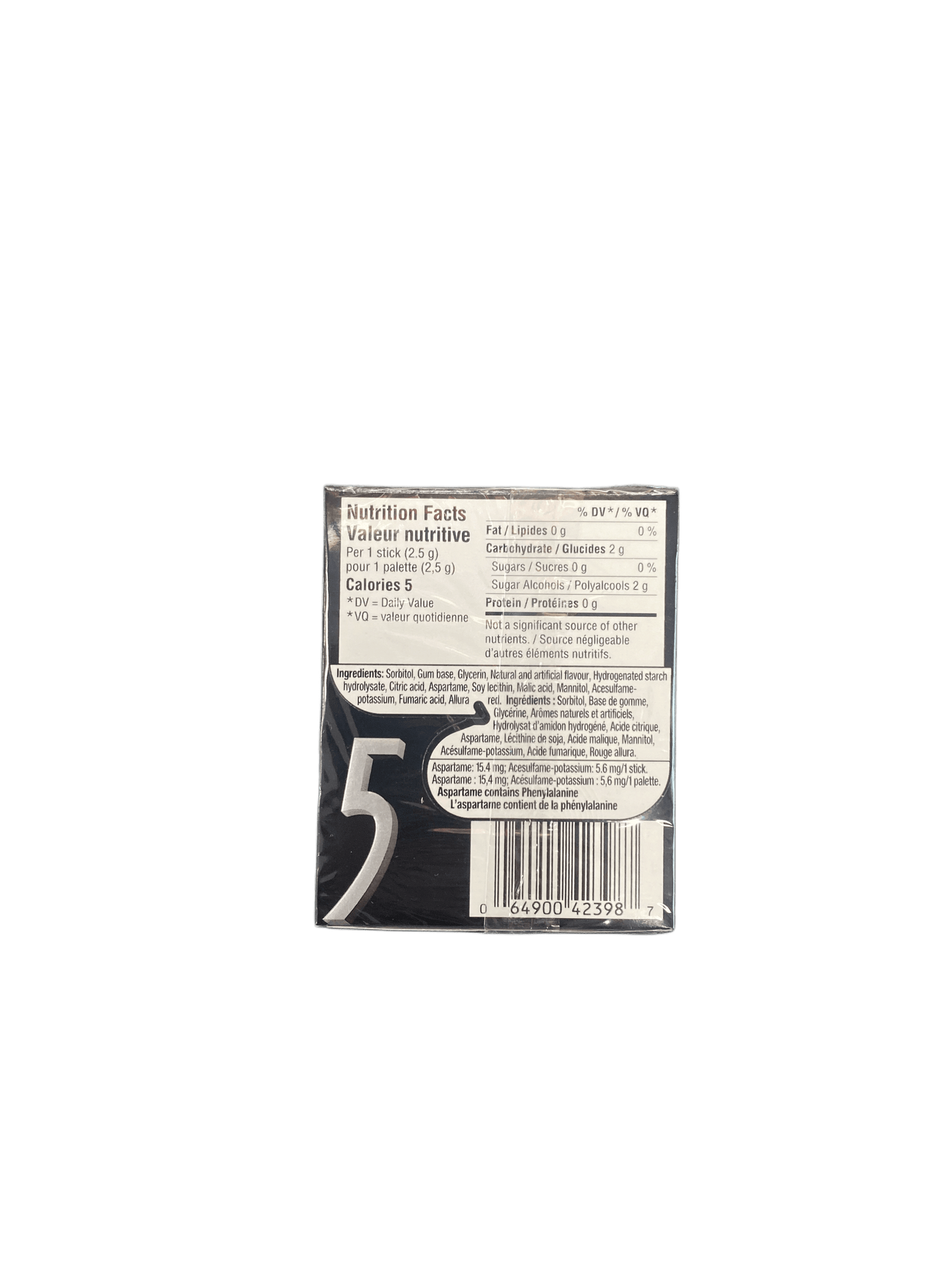 5 Gum Wintermint 15 Pieces