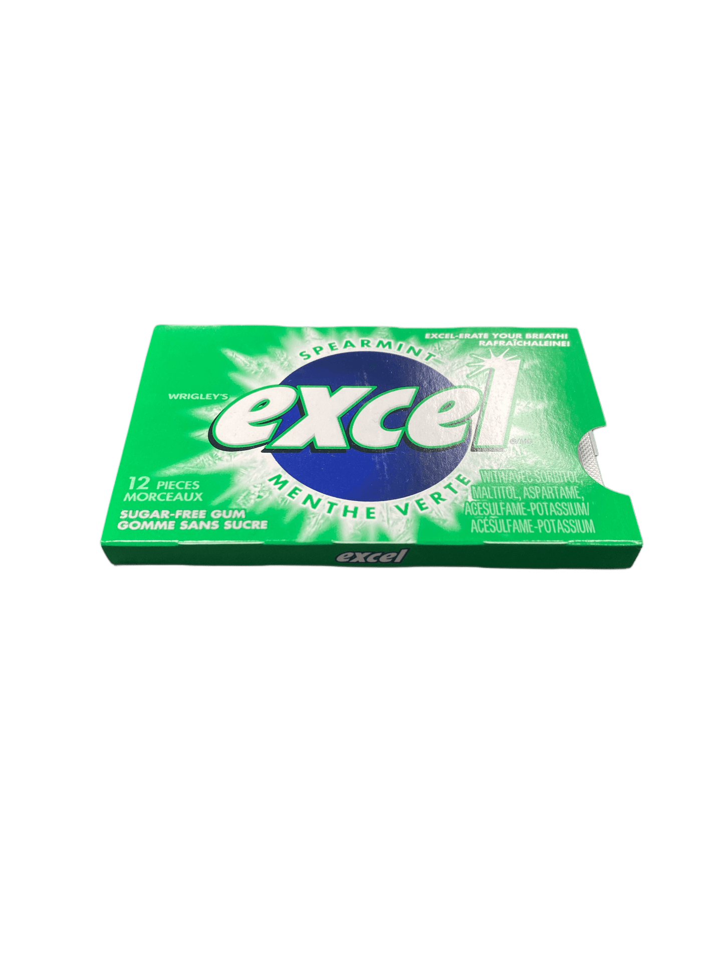Excel Spearmint Gum 12 Pieces