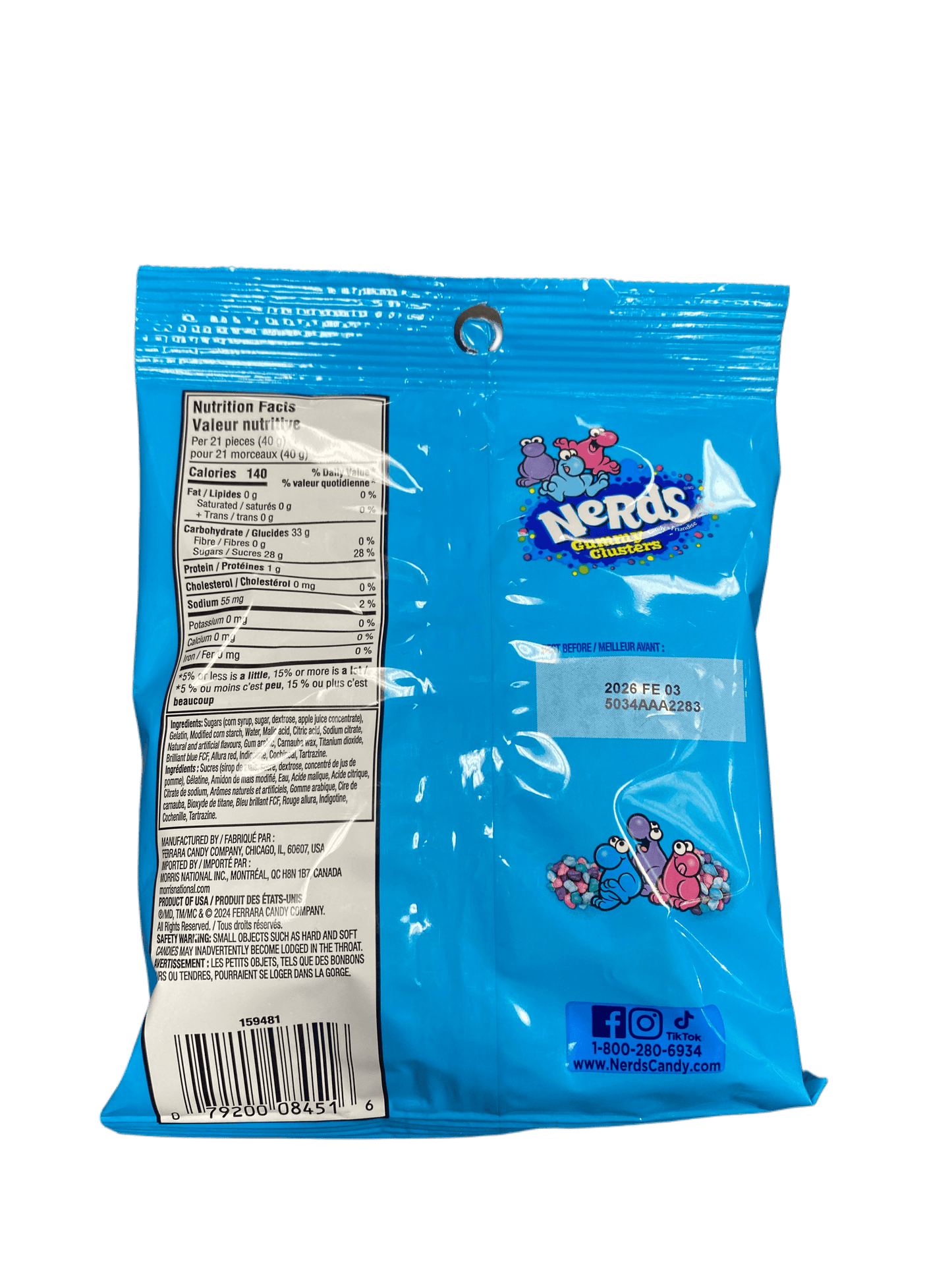 Nerds Very Berry Gummy Clusters - 5OZ